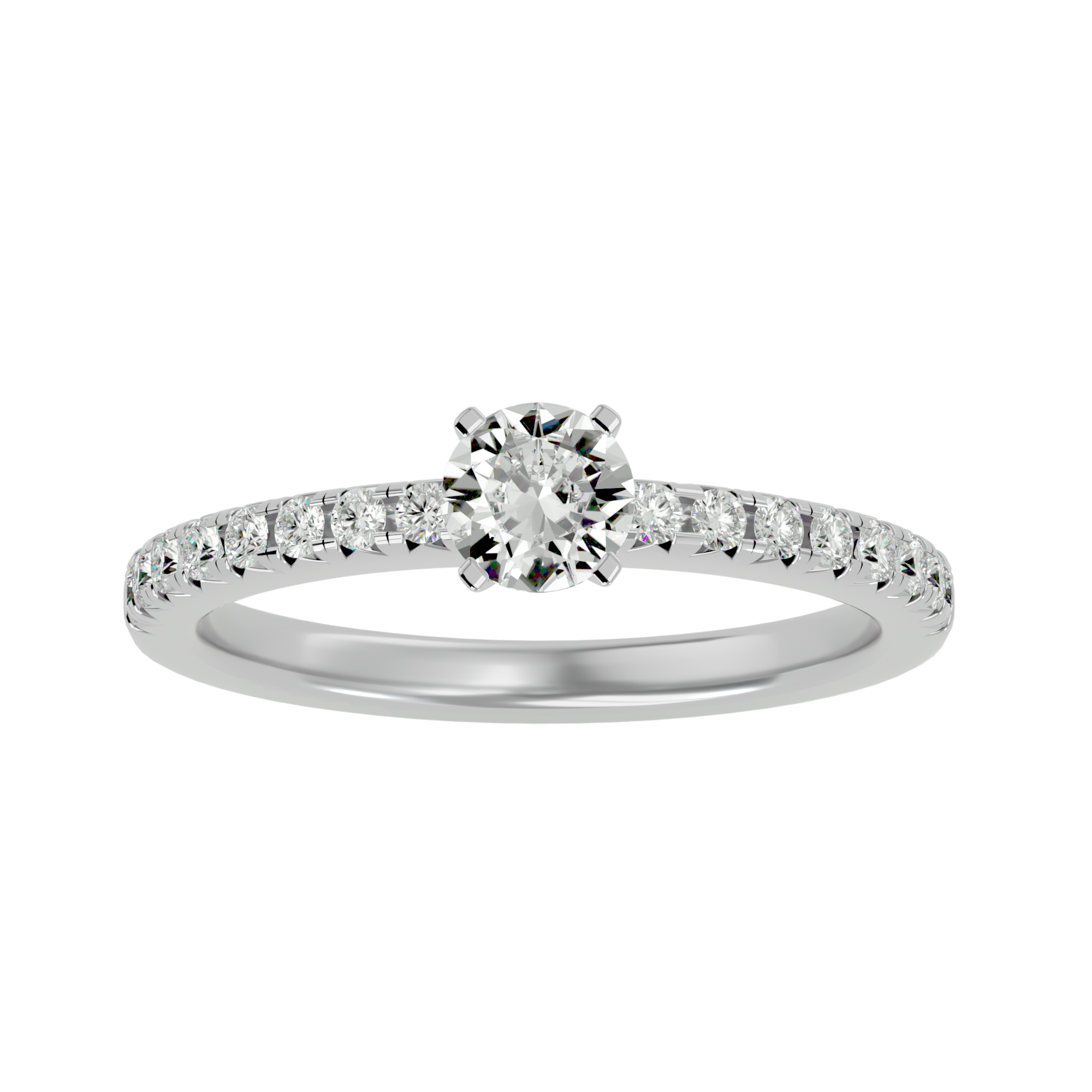 Zavian Diamond Solitaire Ring