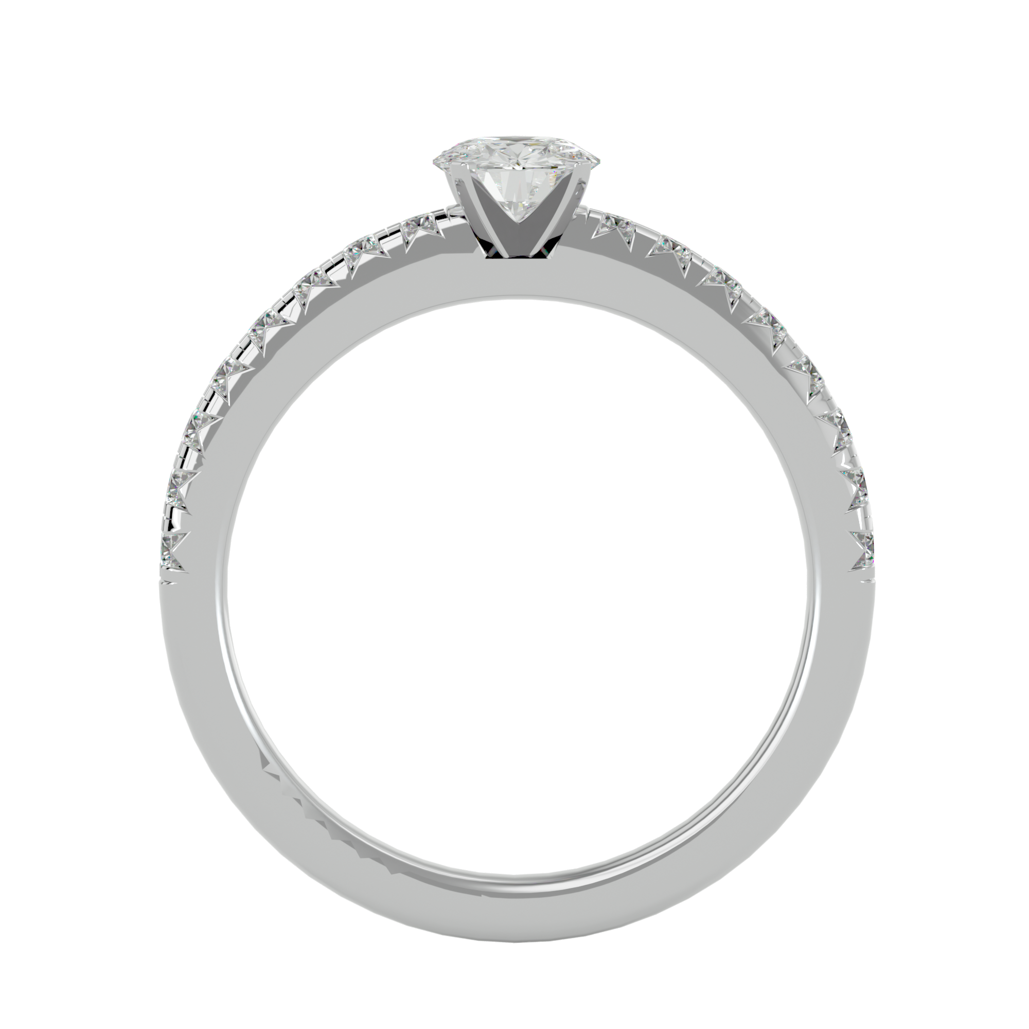 Zavian Diamond Solitaire Ring