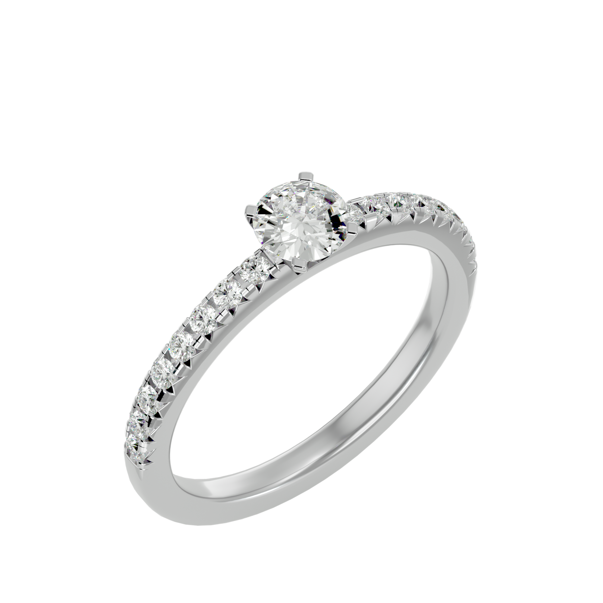 Zavian Diamond Solitaire Ring