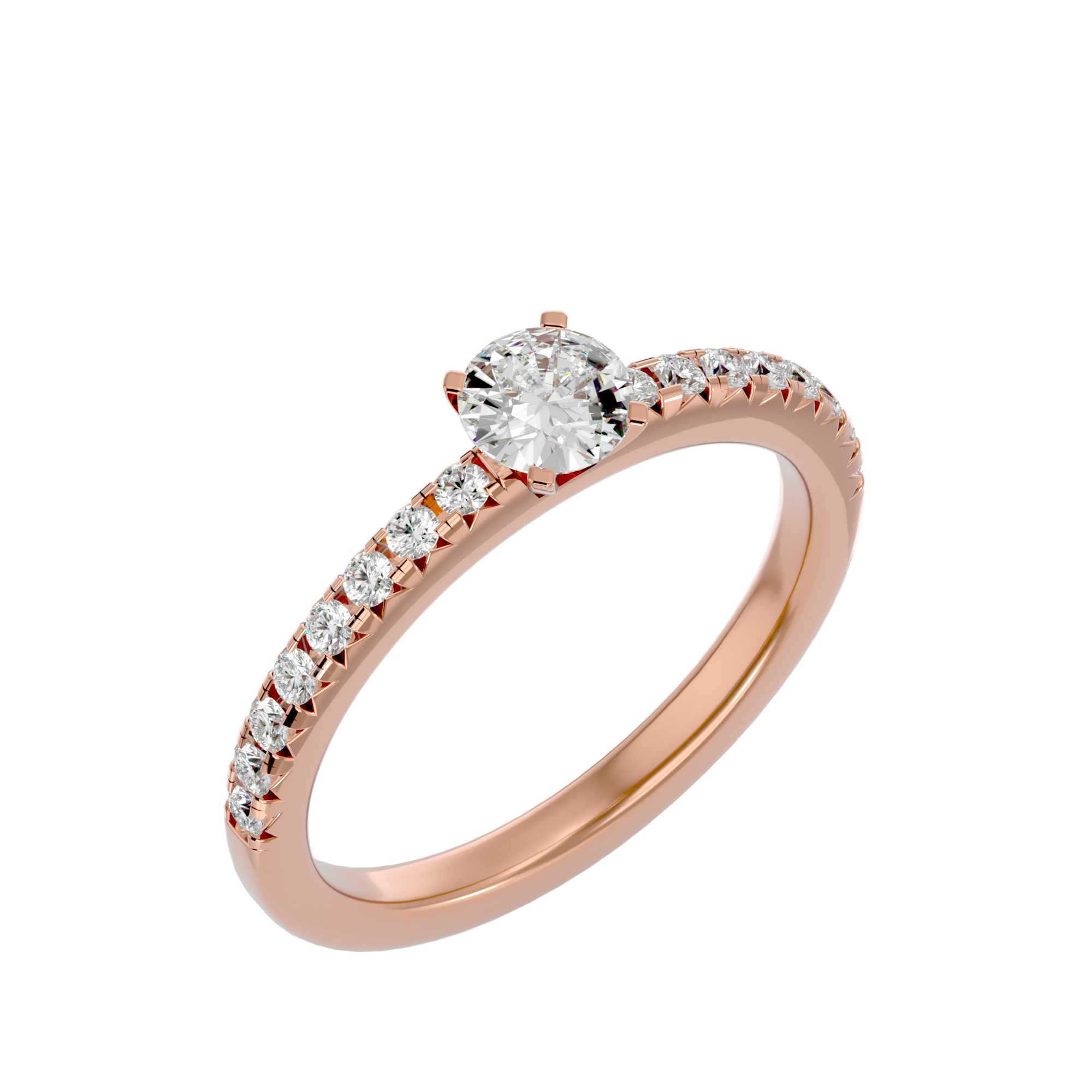 Zavian Diamond Solitaire Ring