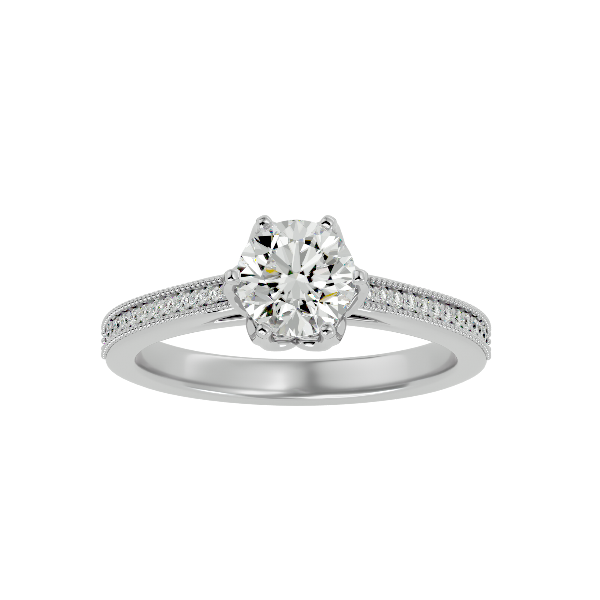 Eva Diamond Solitaire Ring