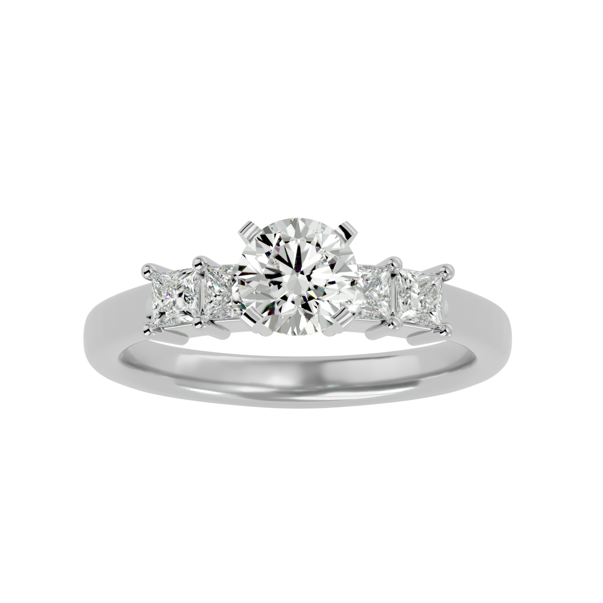 Alyssa Diamond Solitaire Ring