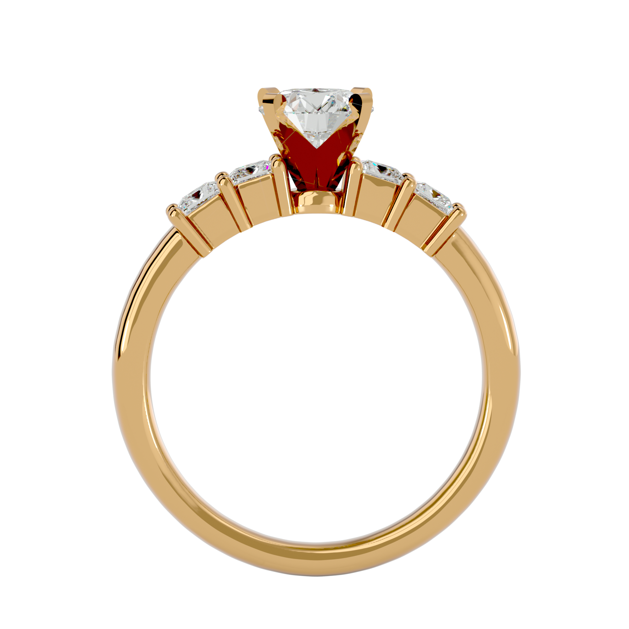 Alyssa Diamond Solitaire Ring