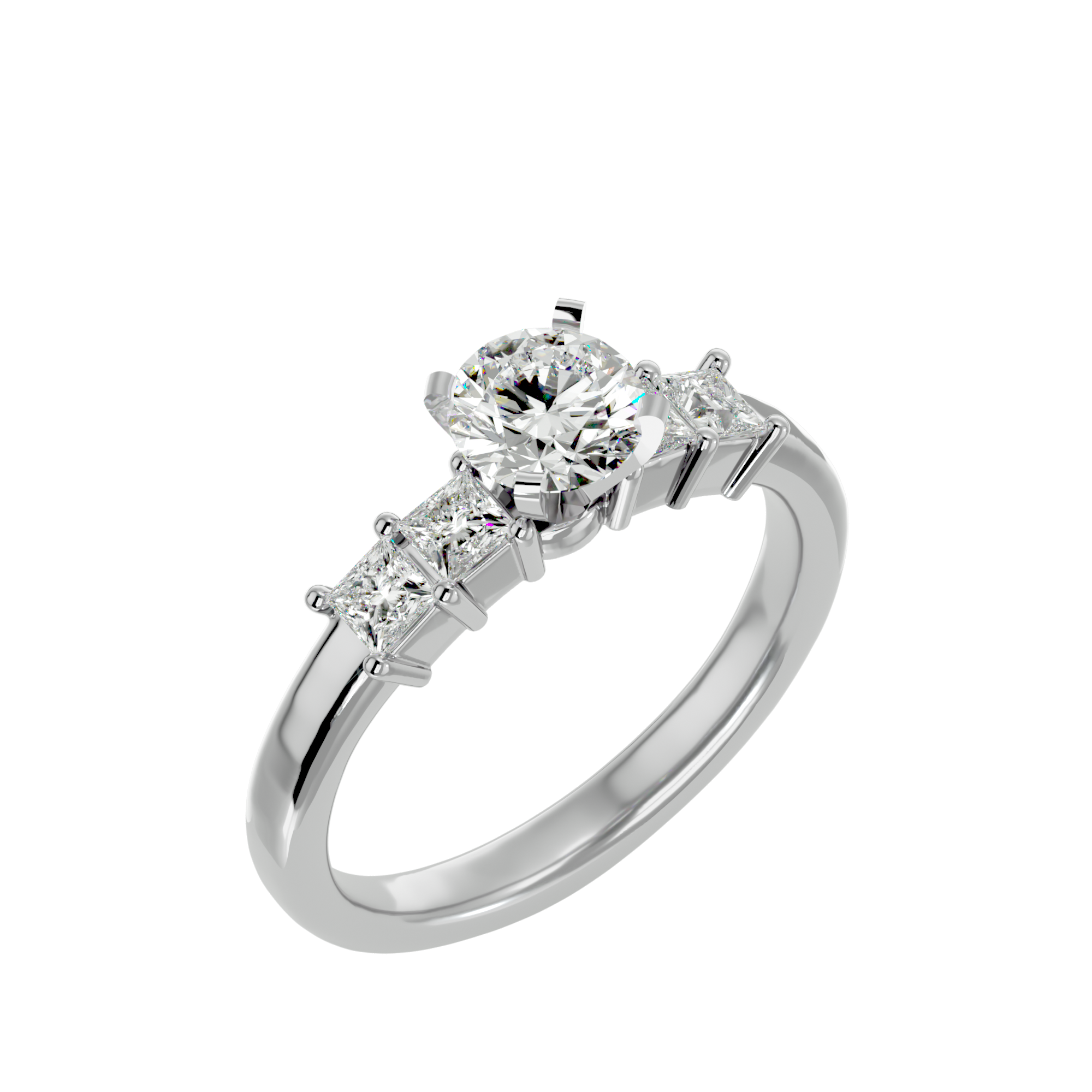 Alyssa Diamond Solitaire Ring