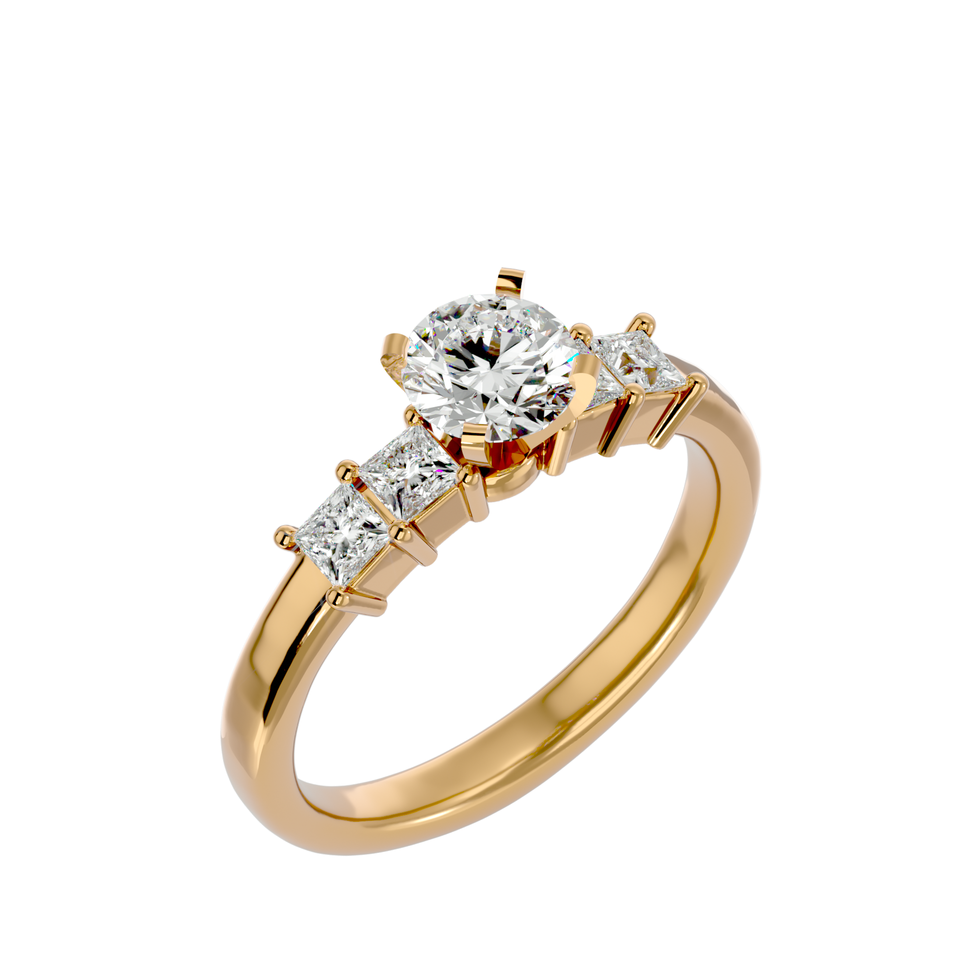 Alyssa Diamond Solitaire Ring