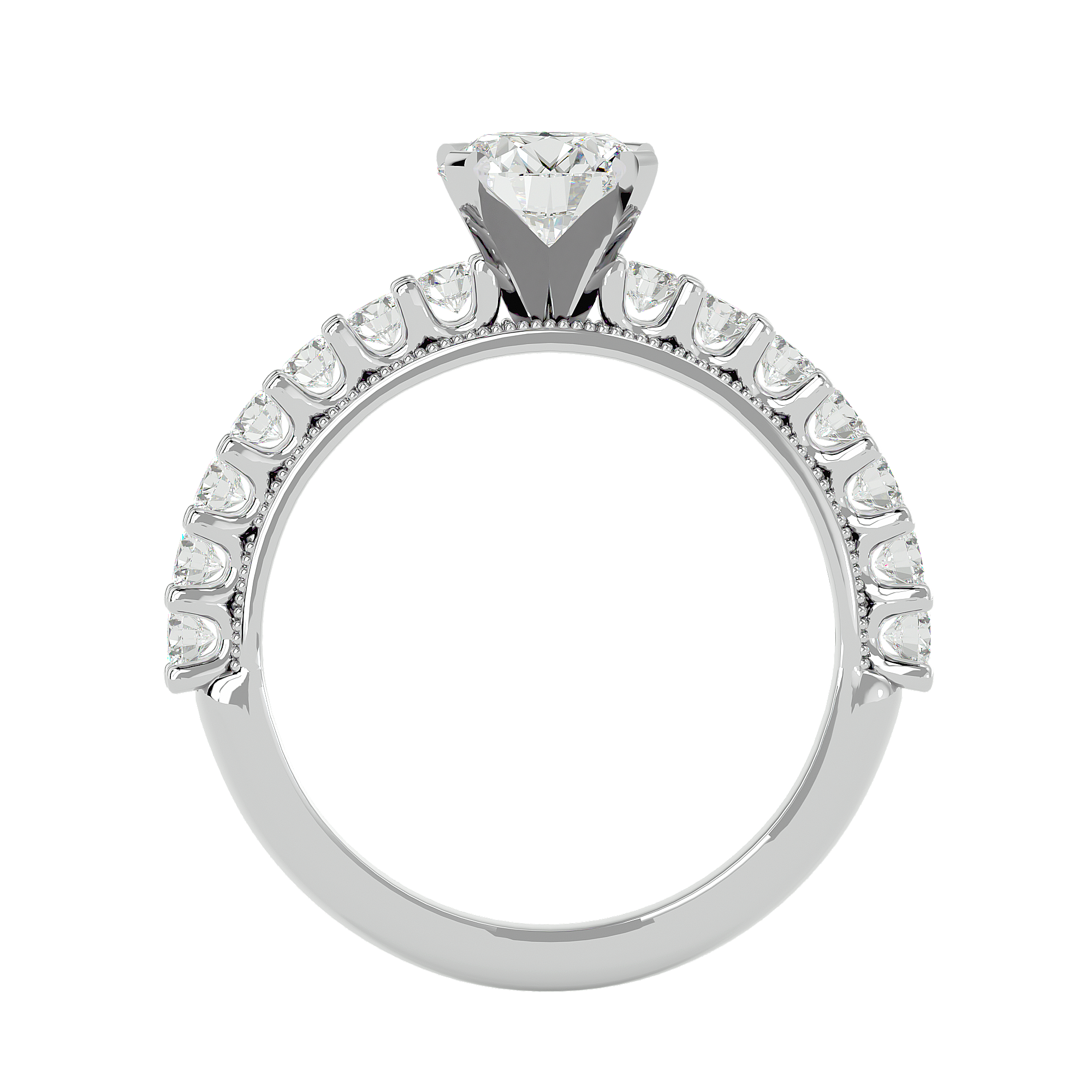 Amelia Diamond Solitaire Ring