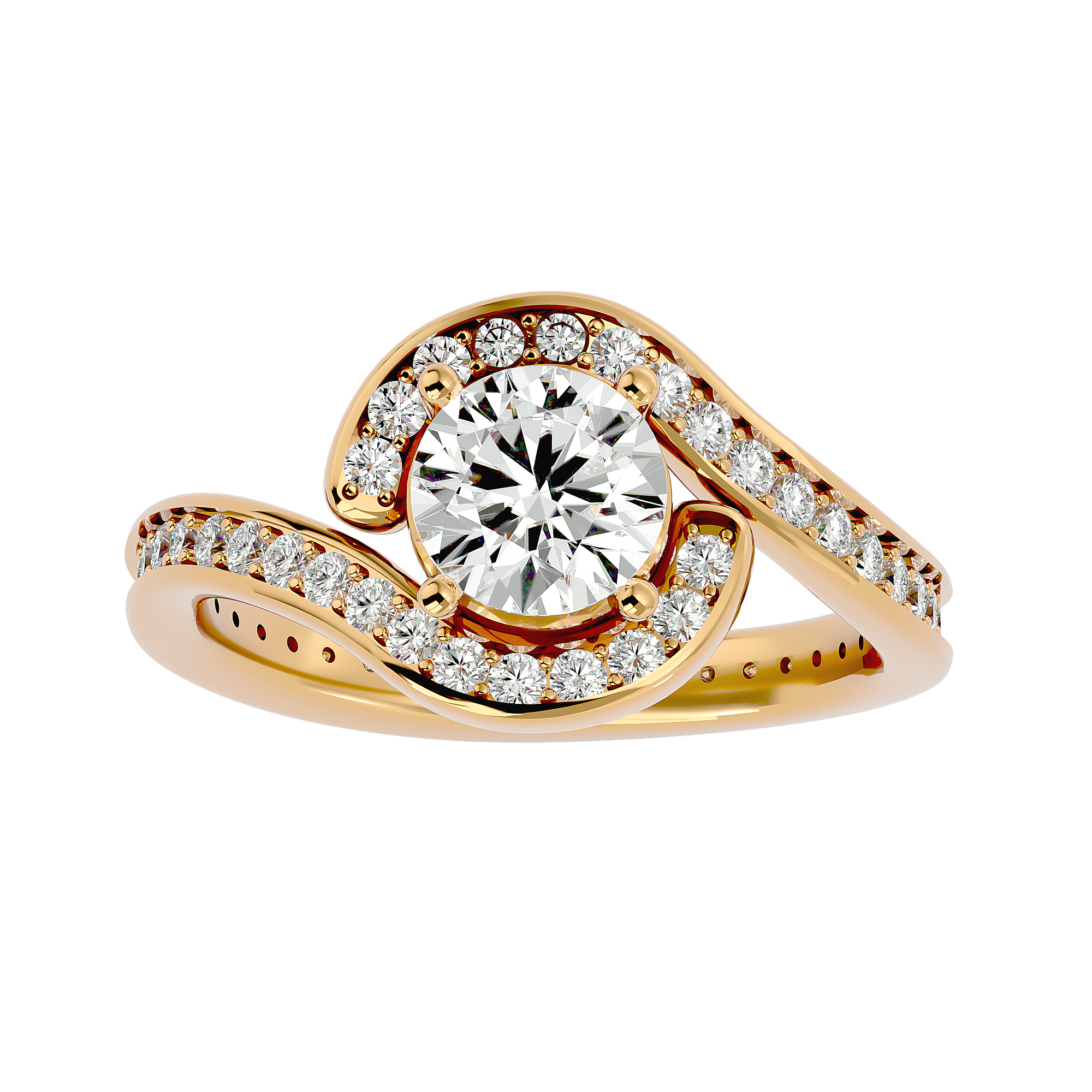 Lorelei Diamond Halo Ring