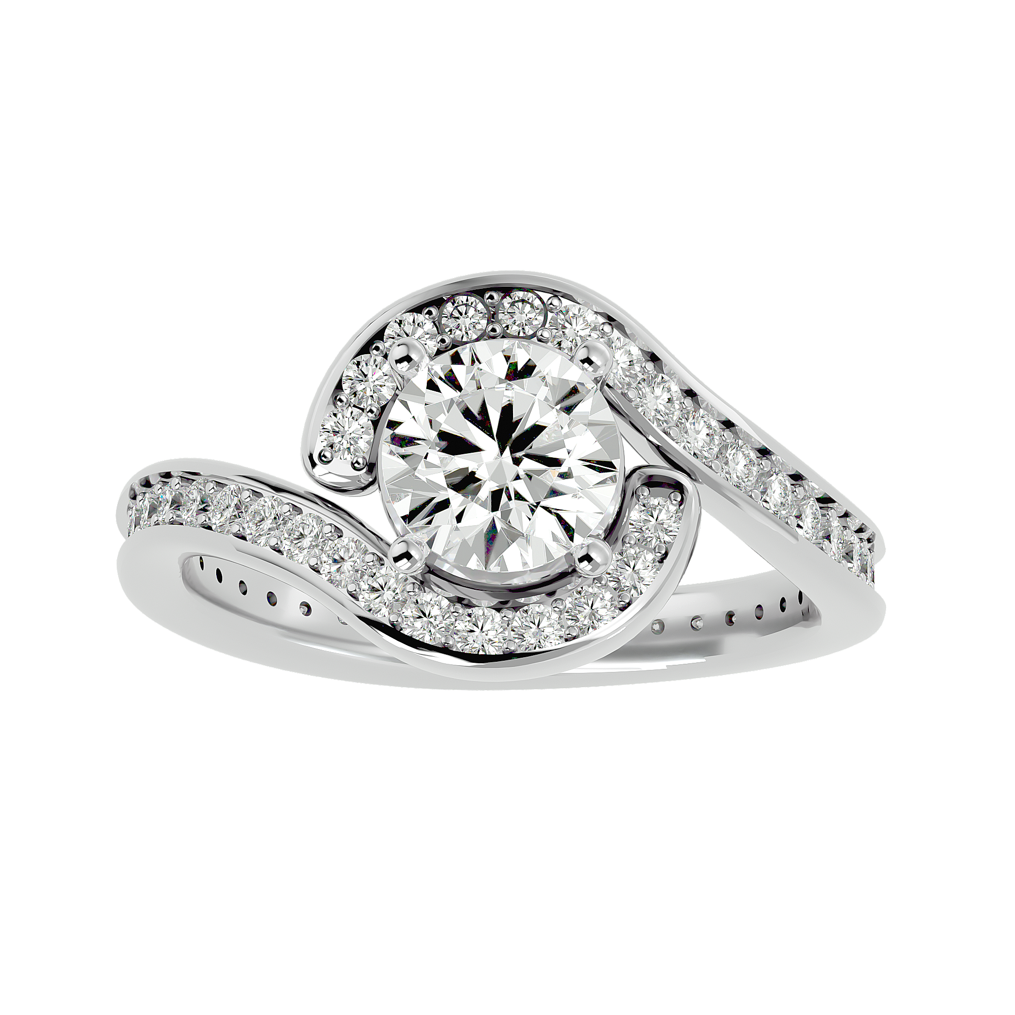 Lorelei Diamond Halo Ring