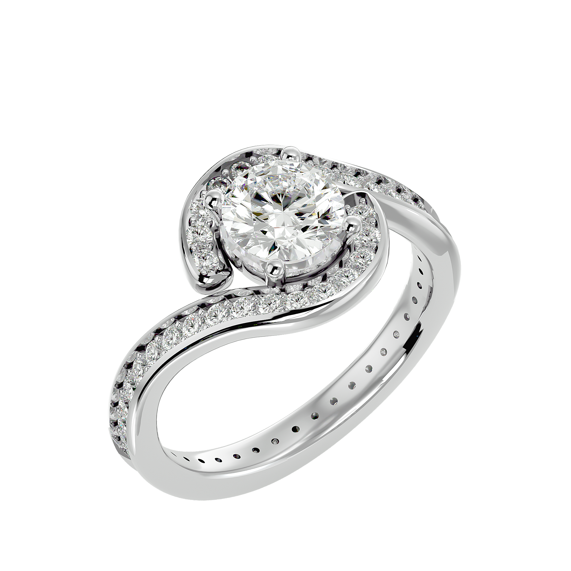 Lorelei Diamond Halo Ring