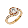 Lorelei Diamond Halo Ring