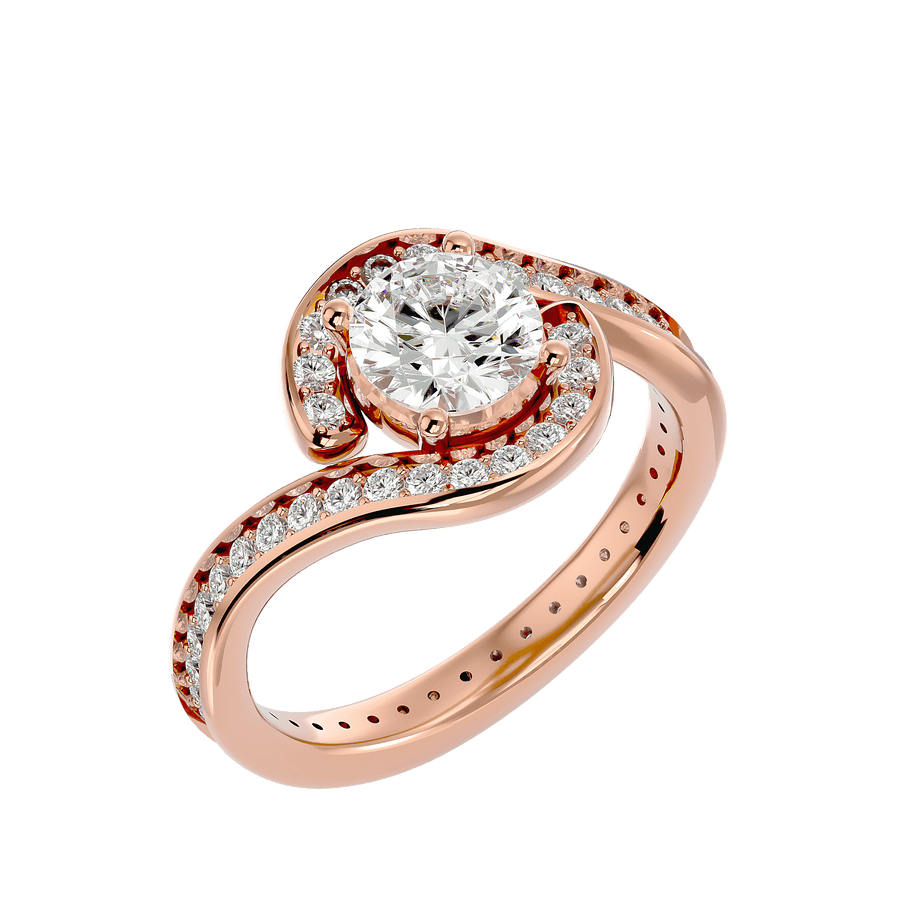 Lorelei Diamond Halo Ring