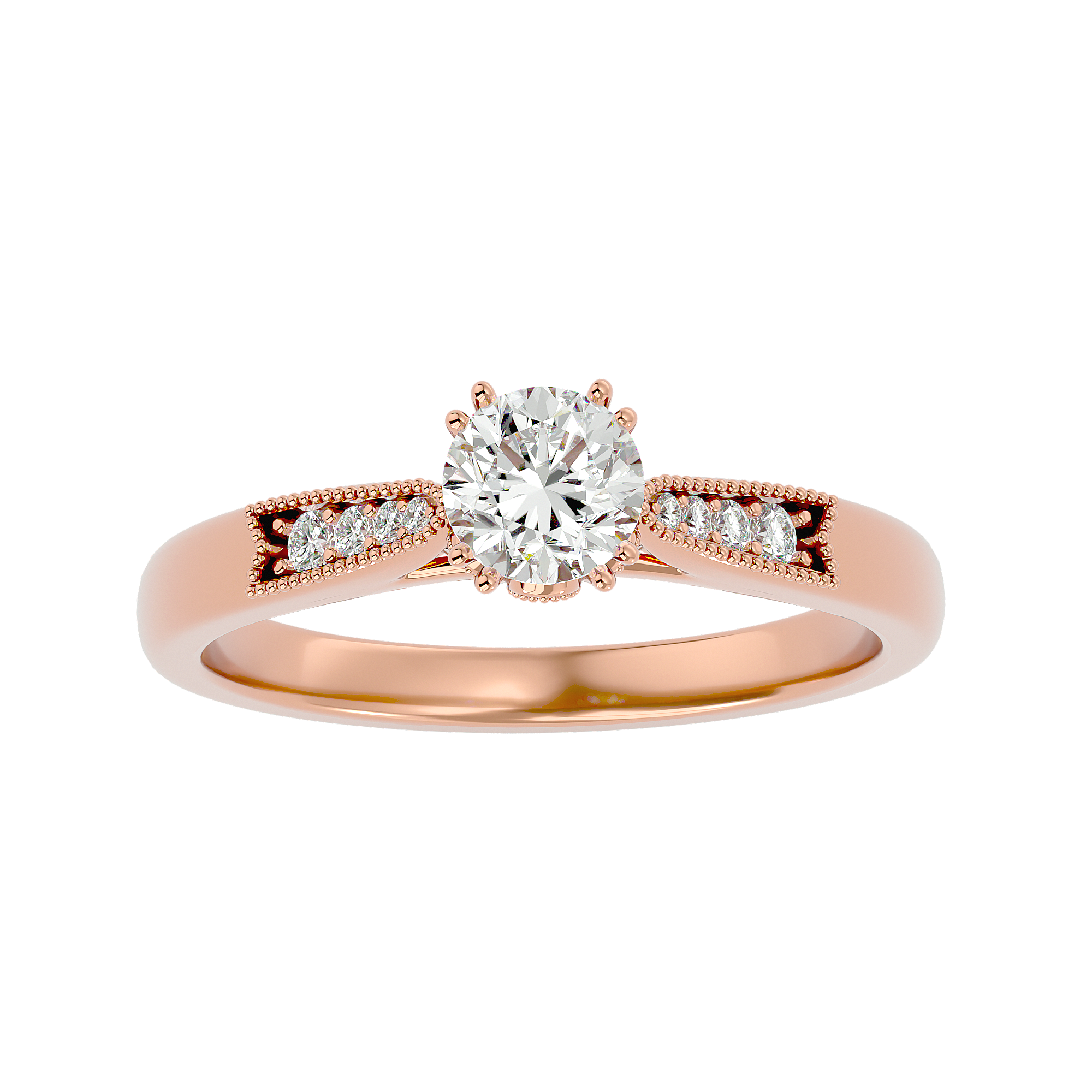 Audrey Diamond Solitaire Ring