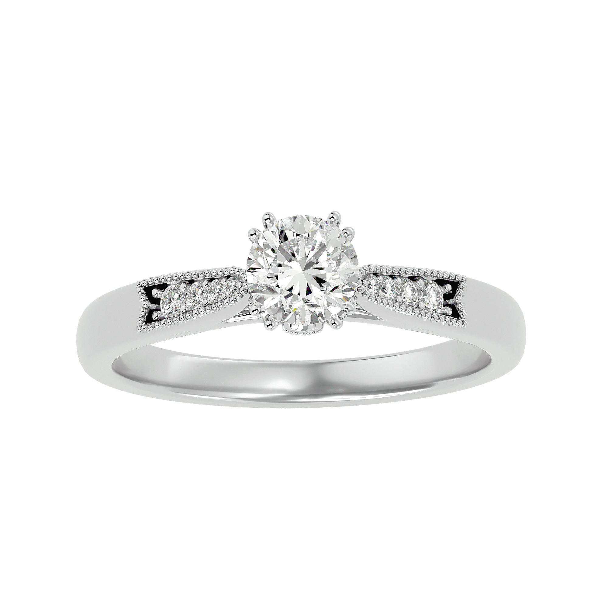 Audrey Diamond Solitaire Ring