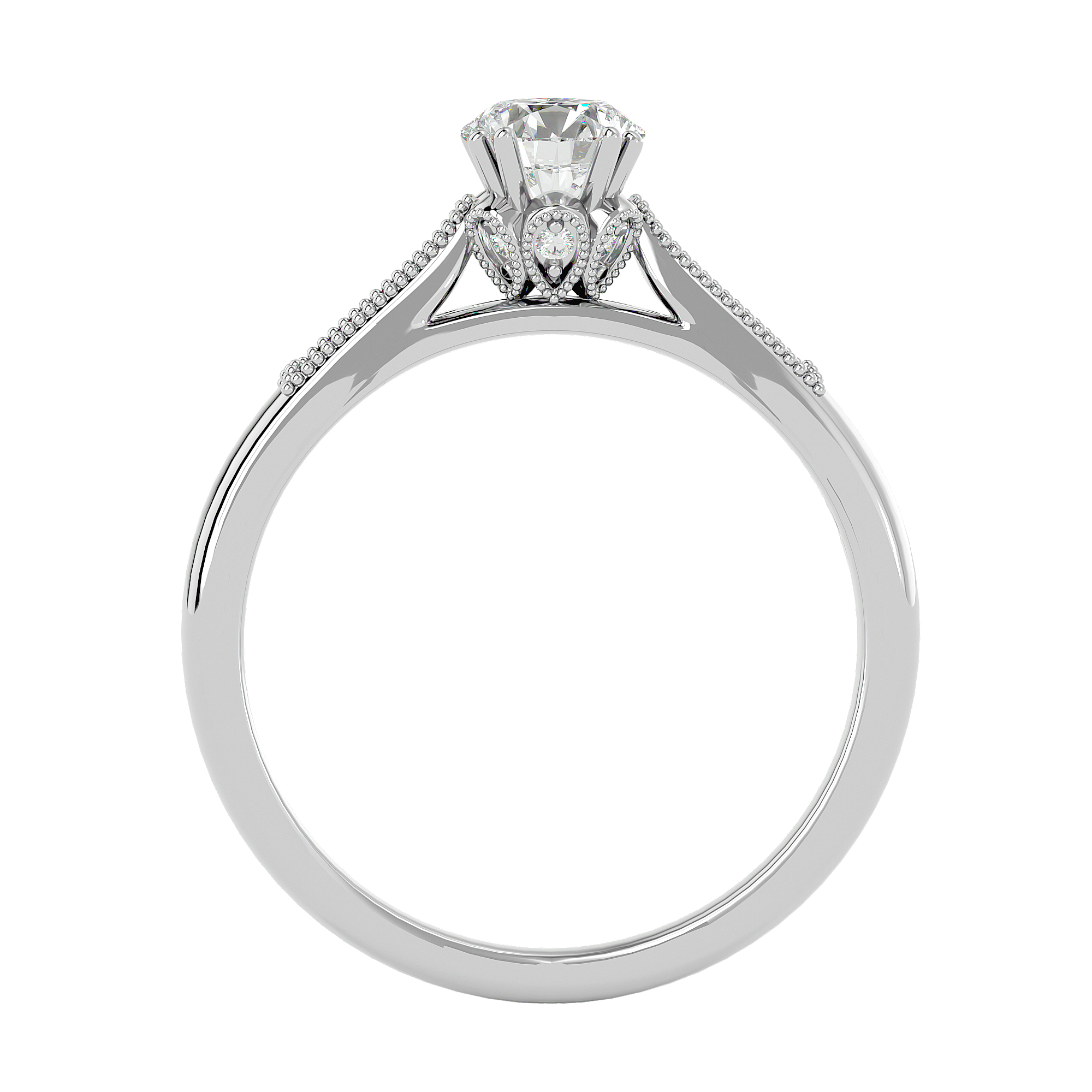 Audrey Diamond Solitaire Ring