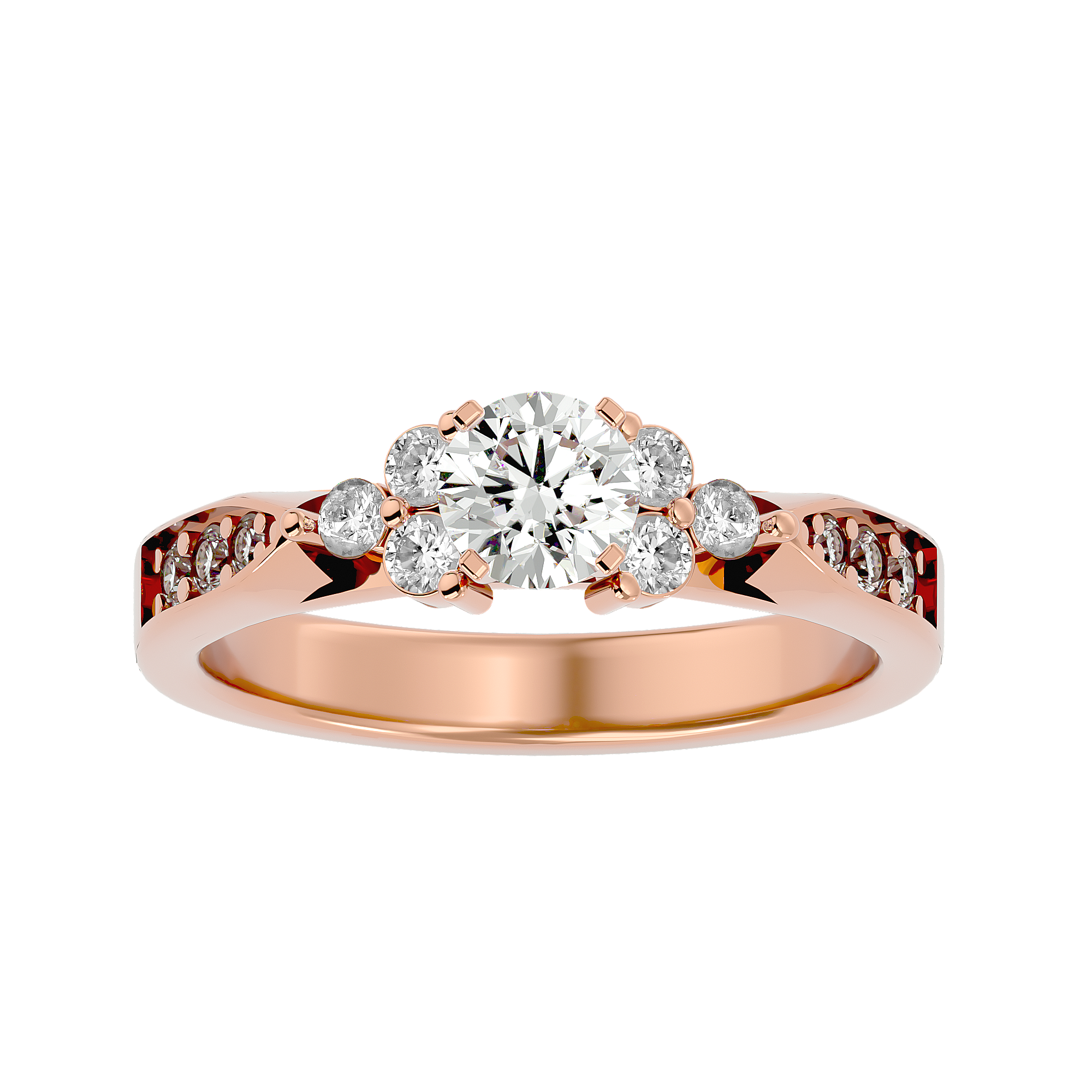 Autumn Diamond Solitaire Ring