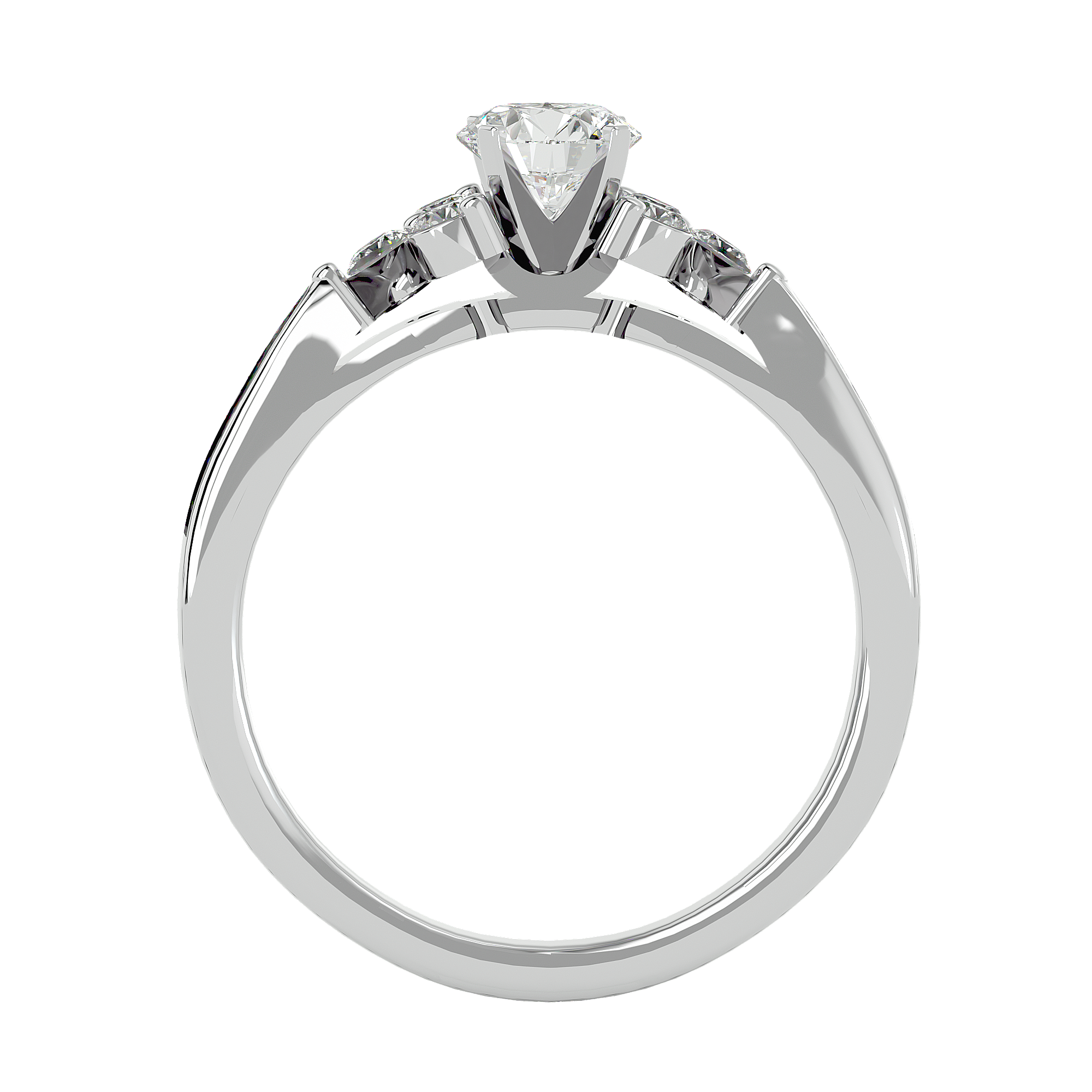 Autumn Diamond Solitaire Ring