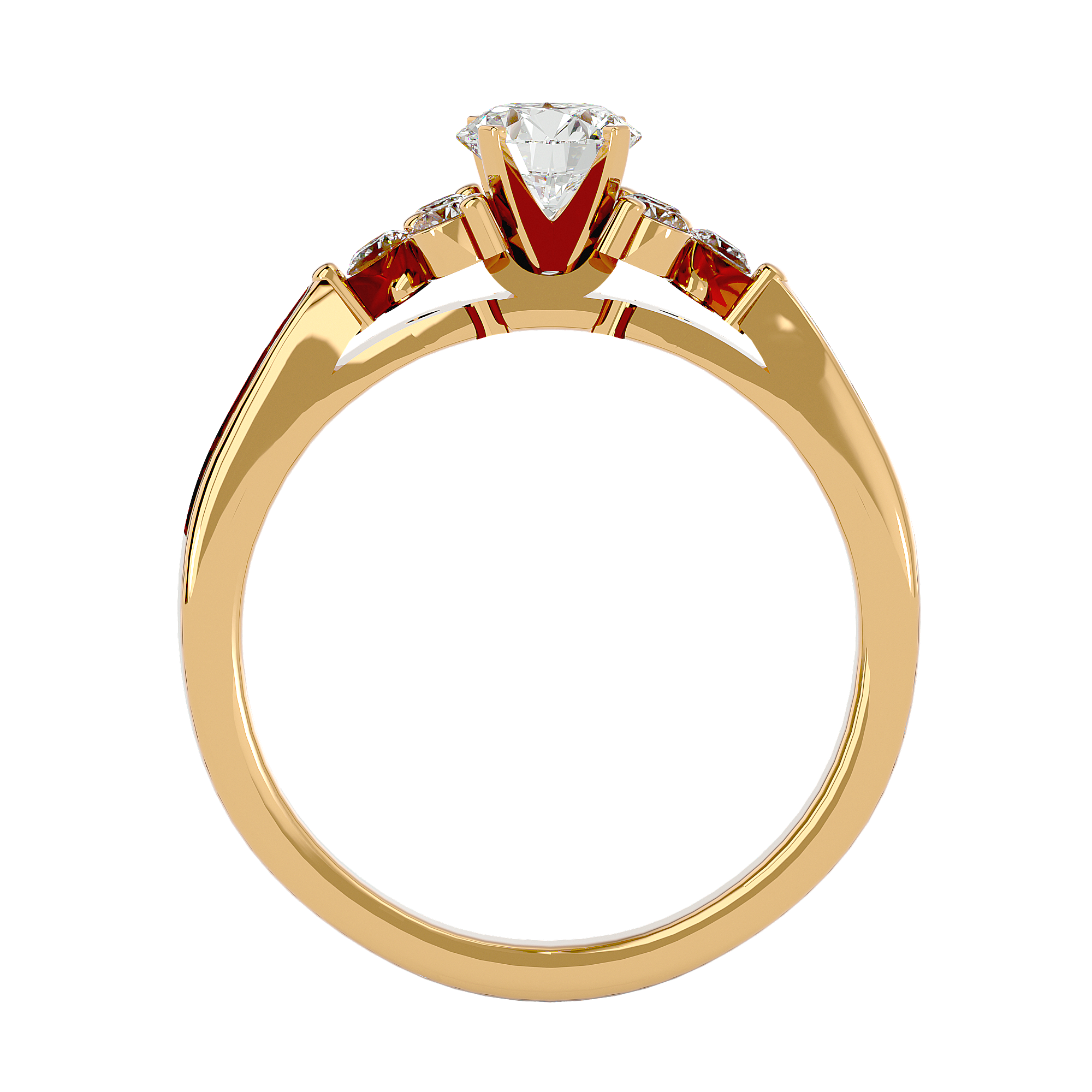 Autumn Diamond Solitaire Ring