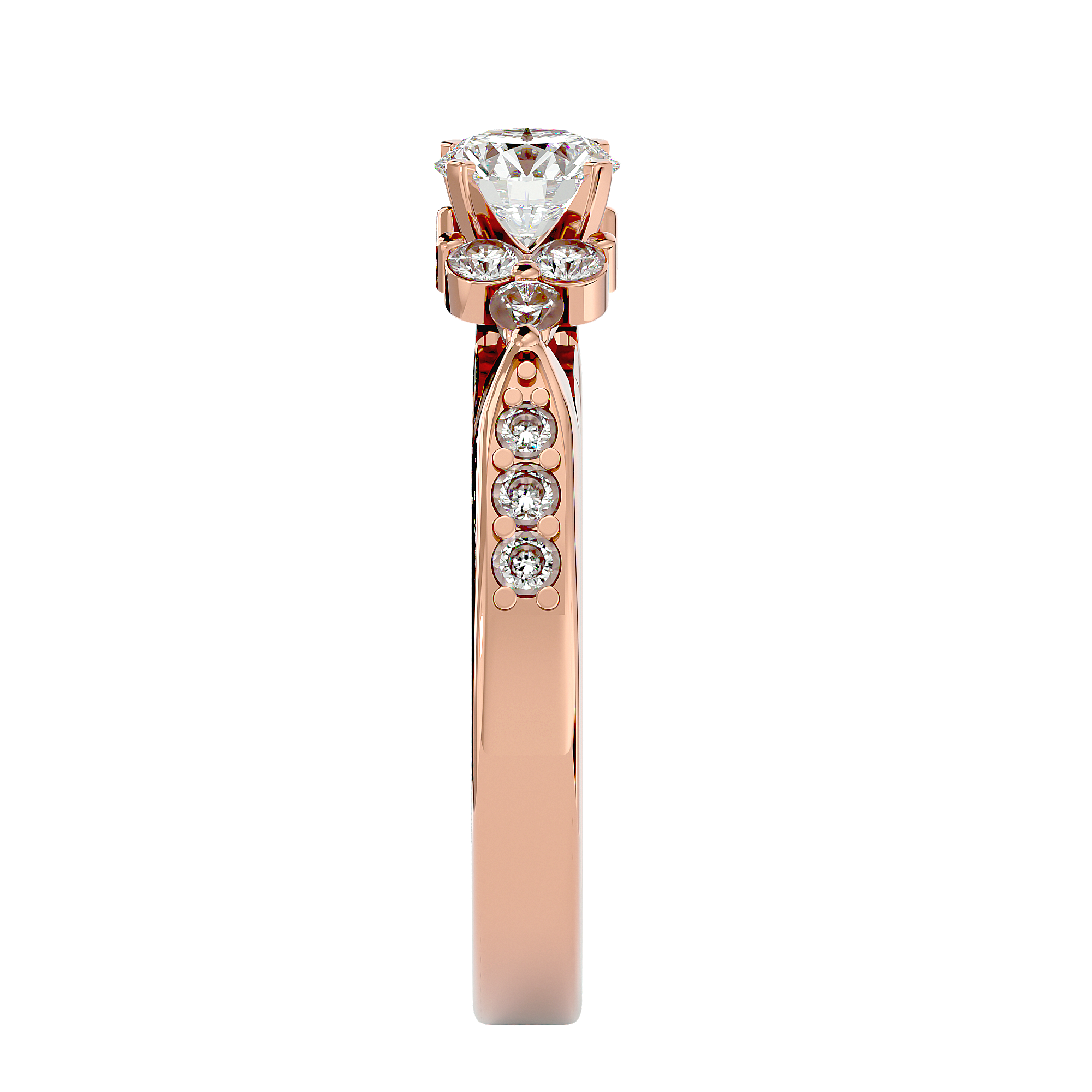 Autumn Diamond Solitaire Ring