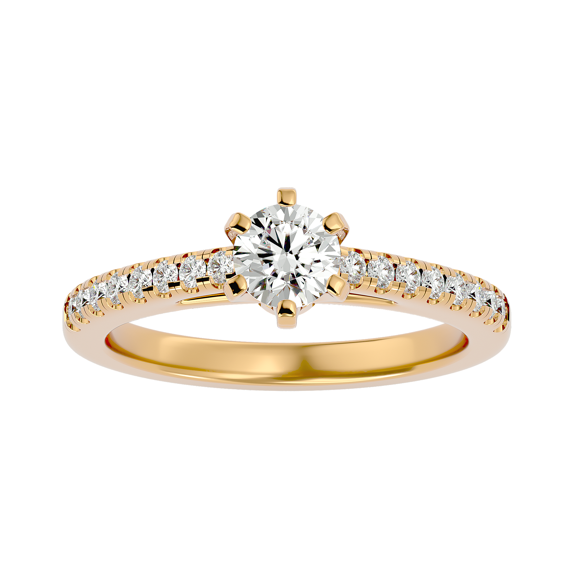 Ava Diamond Solitaire Ring