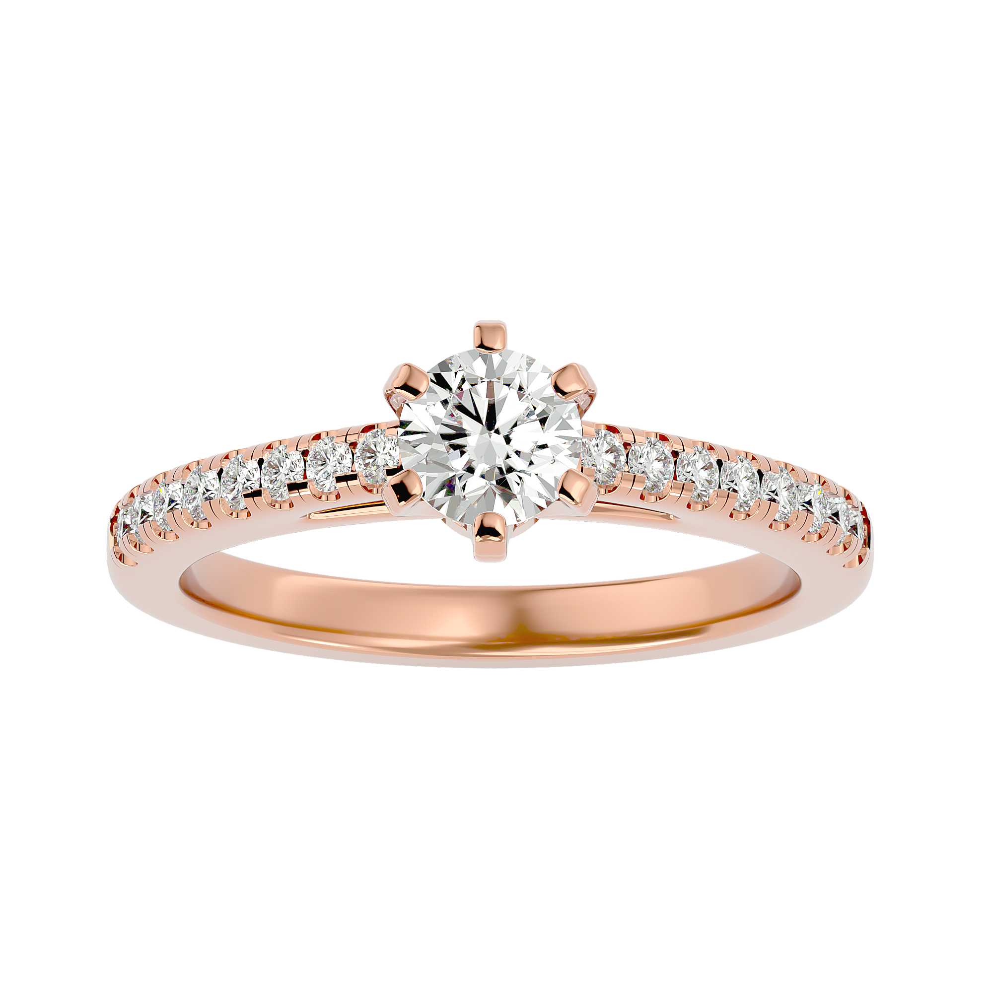 Ava Diamond Solitaire Ring