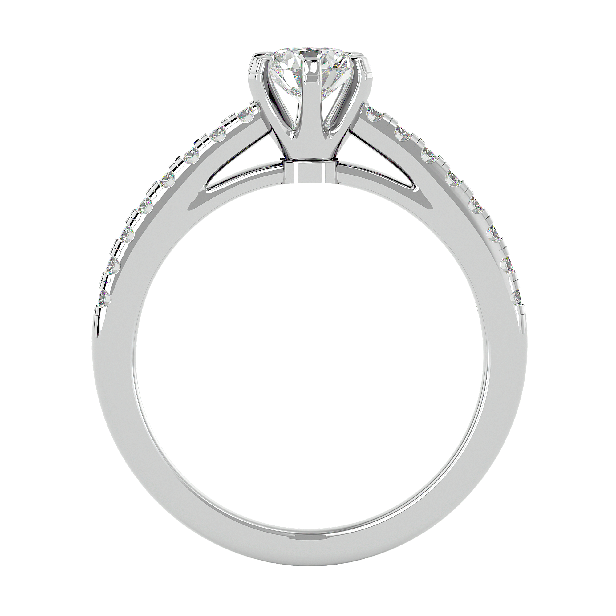 Ava Diamond Solitaire Ring