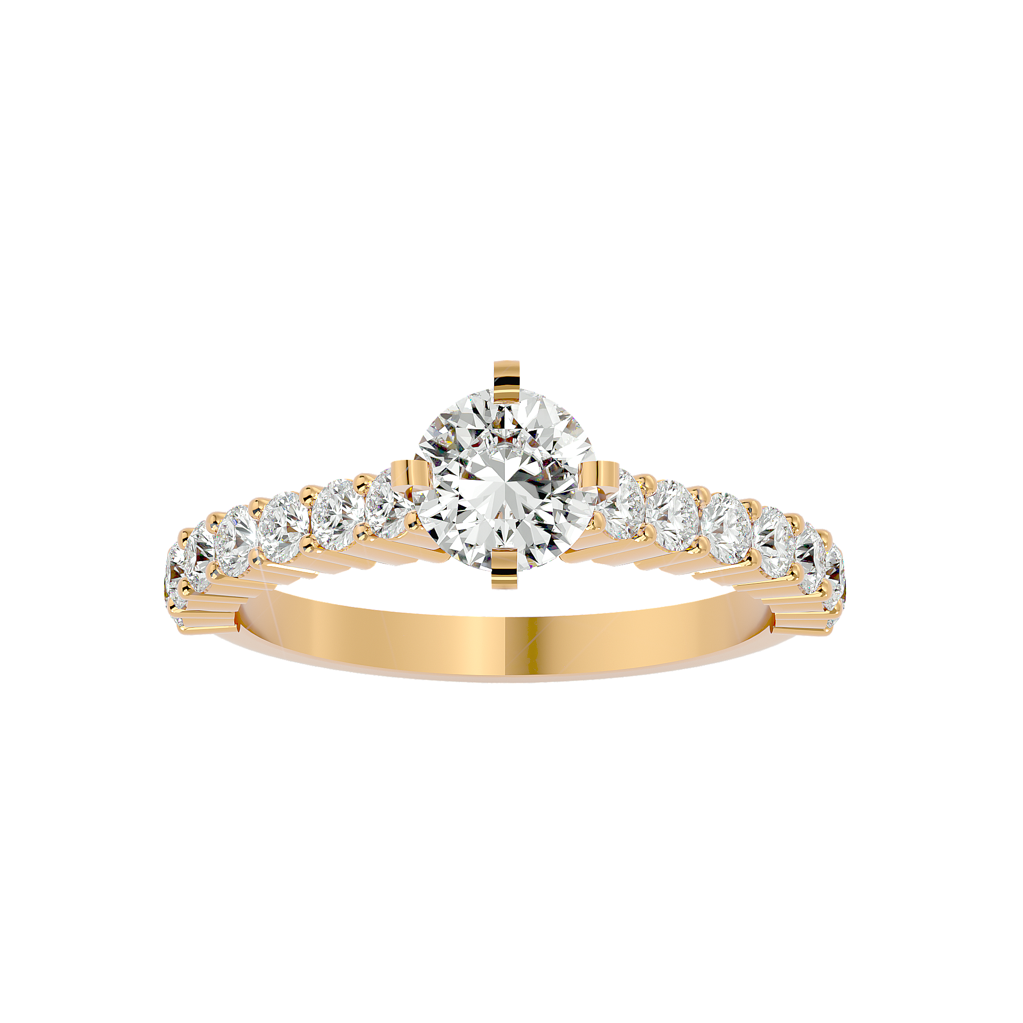 Birdie Diamond Solitaire Ring