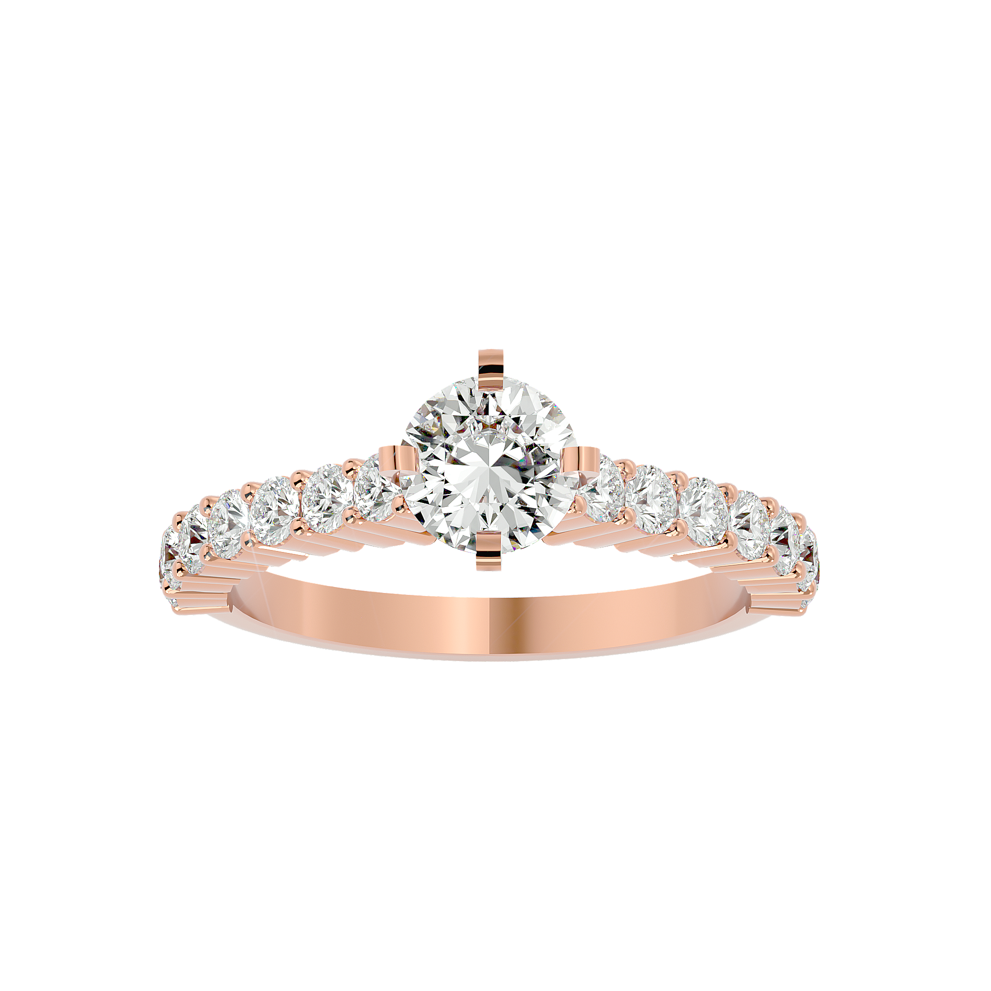 Birdie Diamond Solitaire Ring