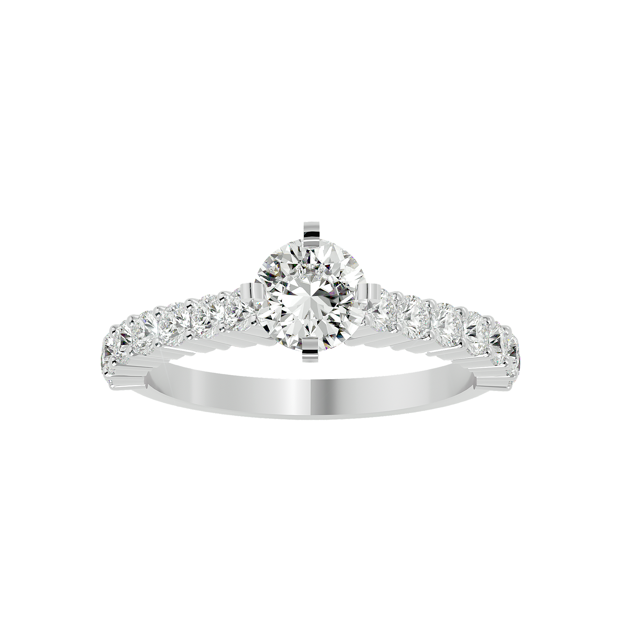 Birdie Diamond Solitaire Ring