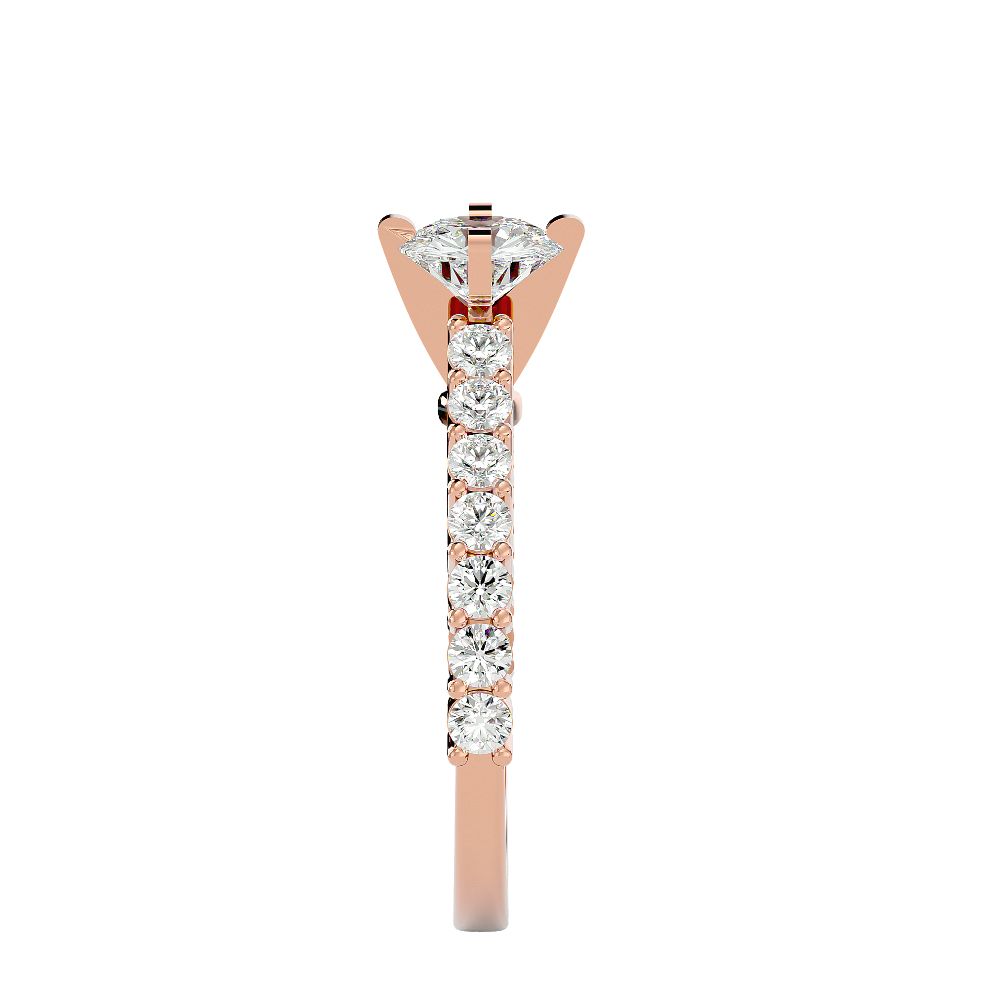 Birdie Diamond Solitaire Ring