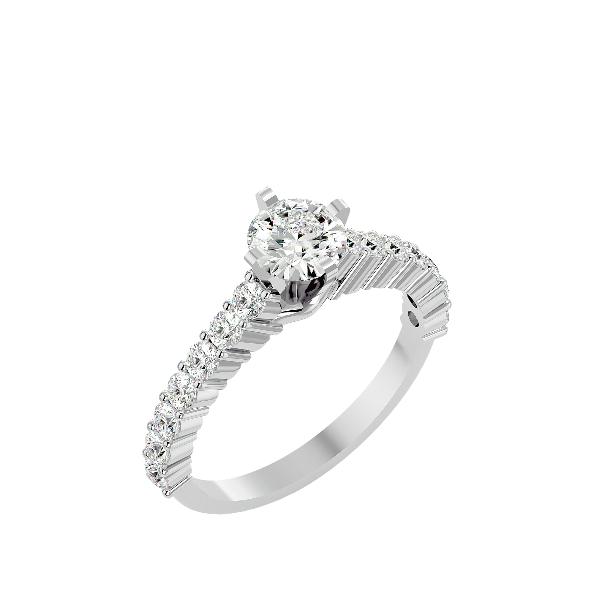 Birdie Diamond Solitaire Ring