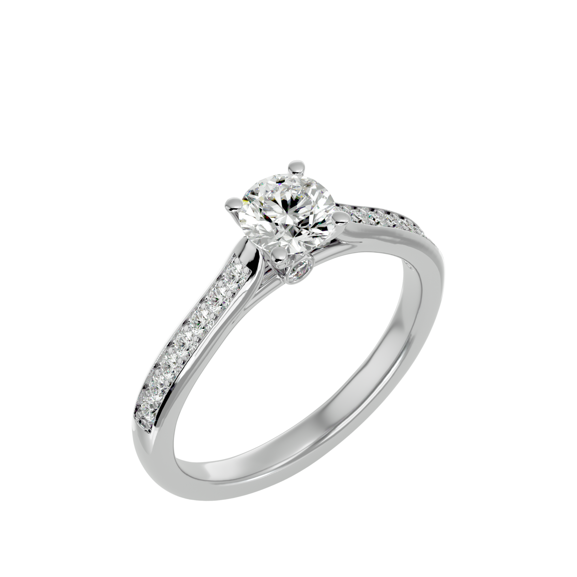 Bridget Diamond Solitaire Ring