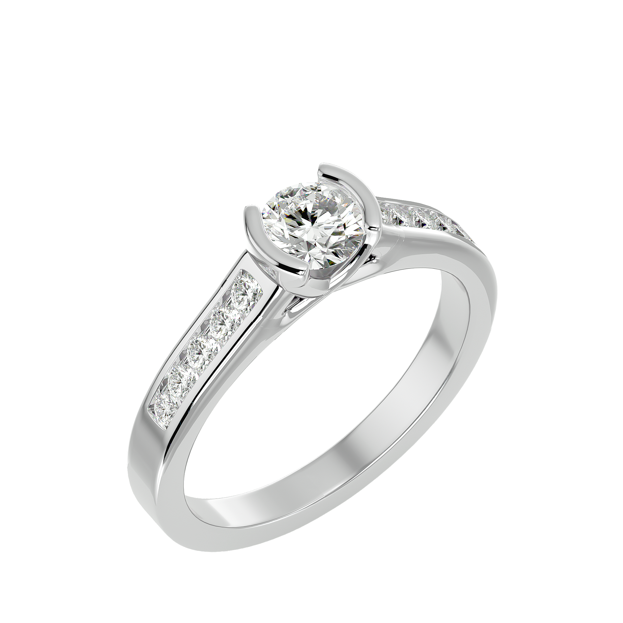 Brielle Diamond Solitaire Ring