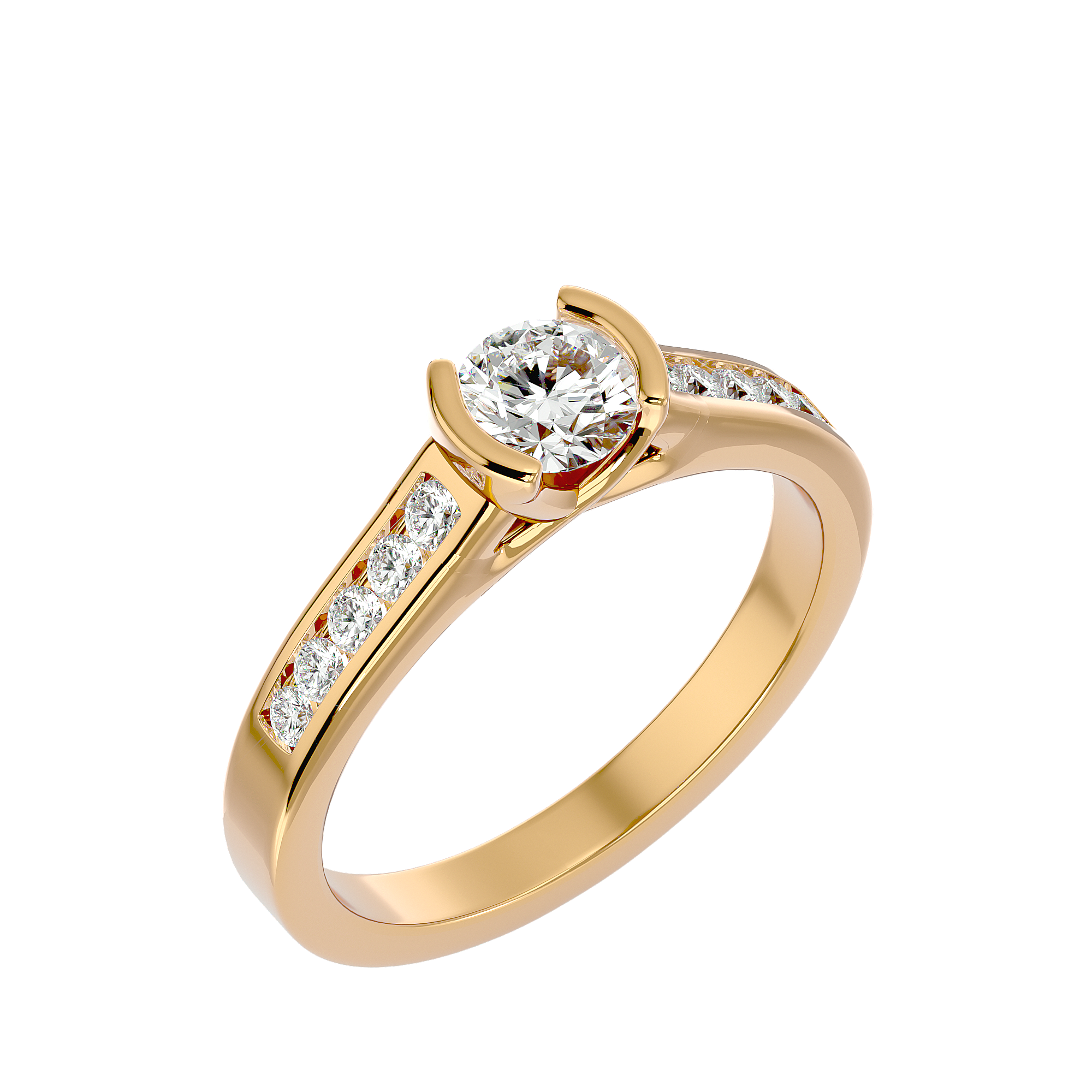 Brielle Diamond Solitaire Ring