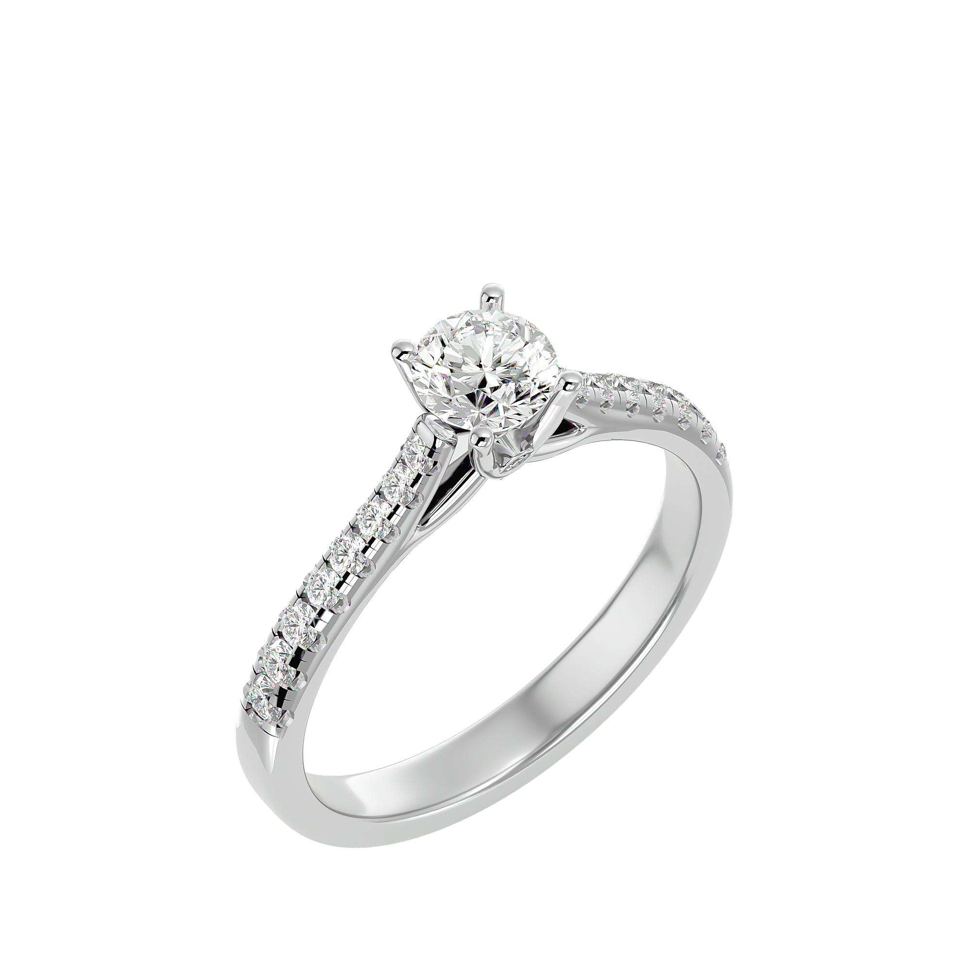 Brittany Diamond Solitaire Ring