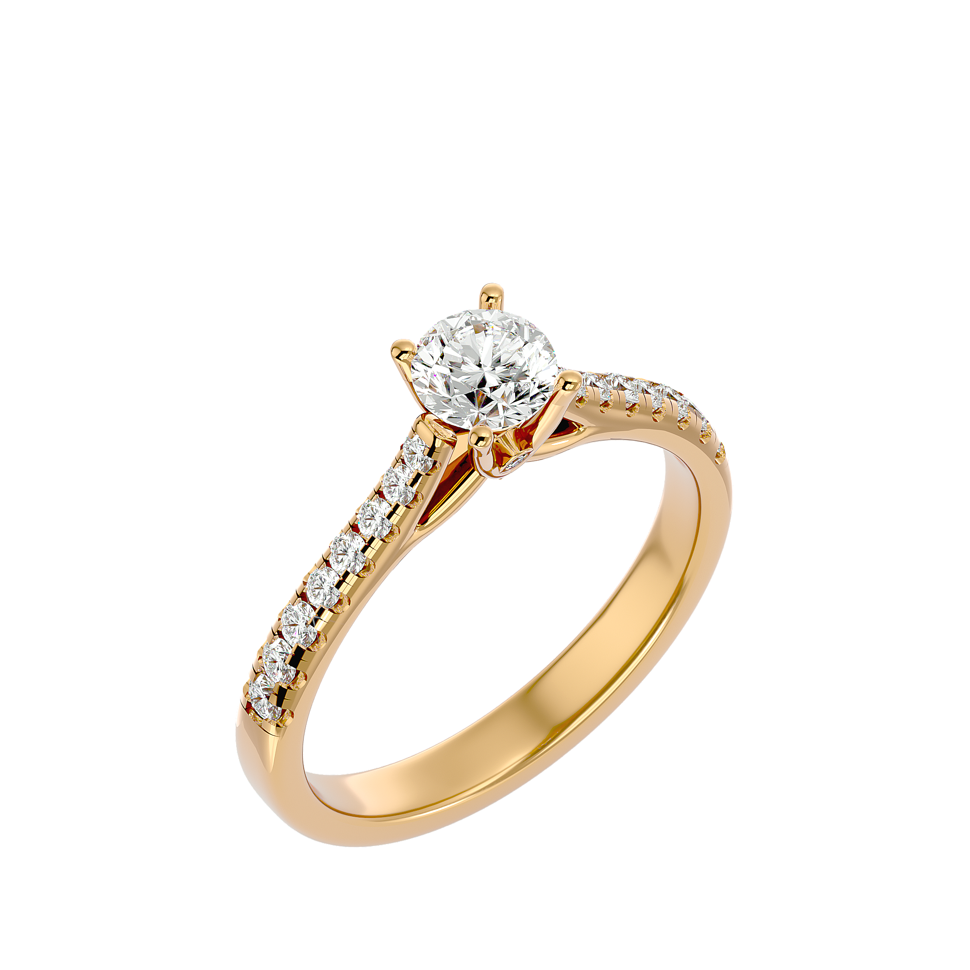 Brittany Diamond Solitaire Ring