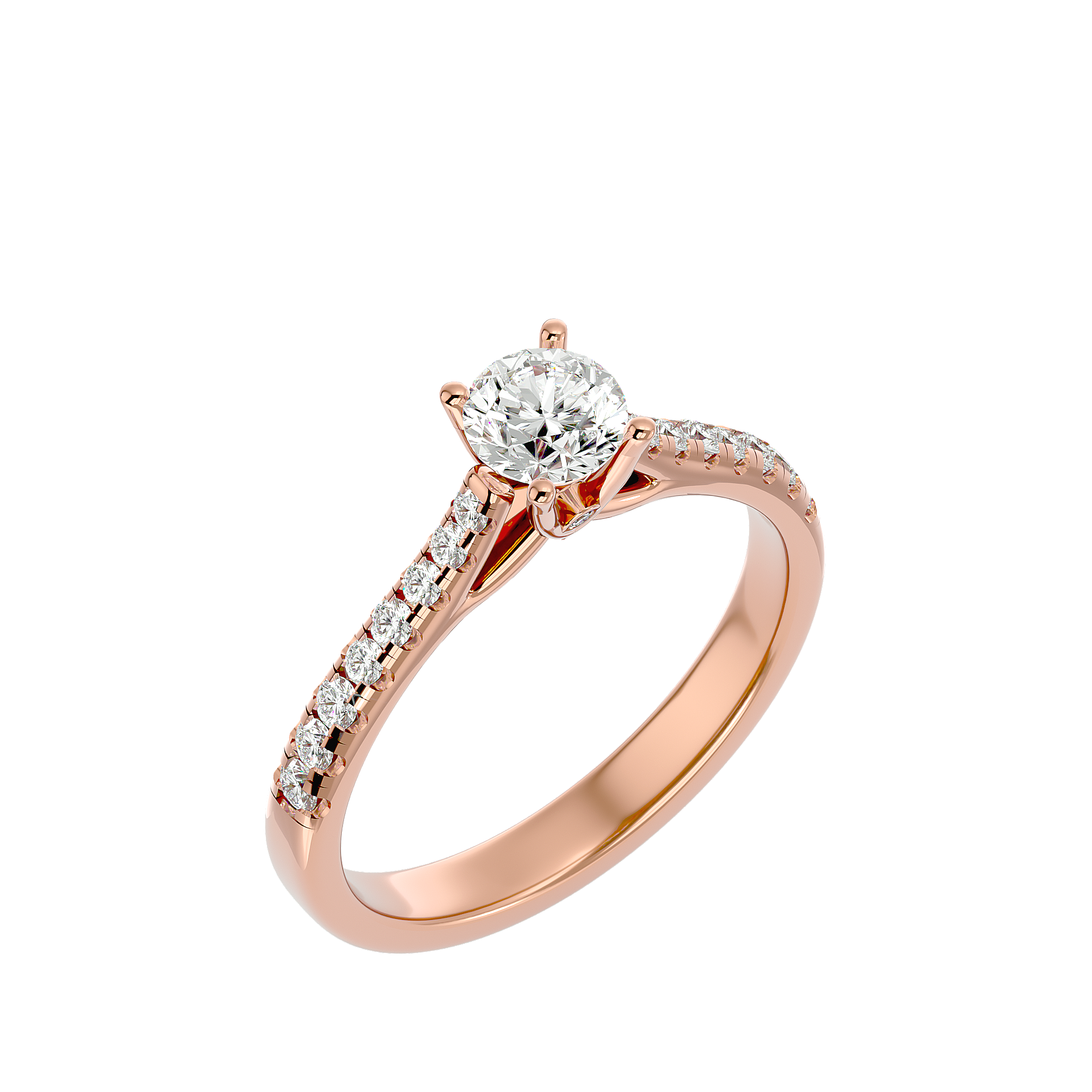 Brittany Diamond Solitaire Ring