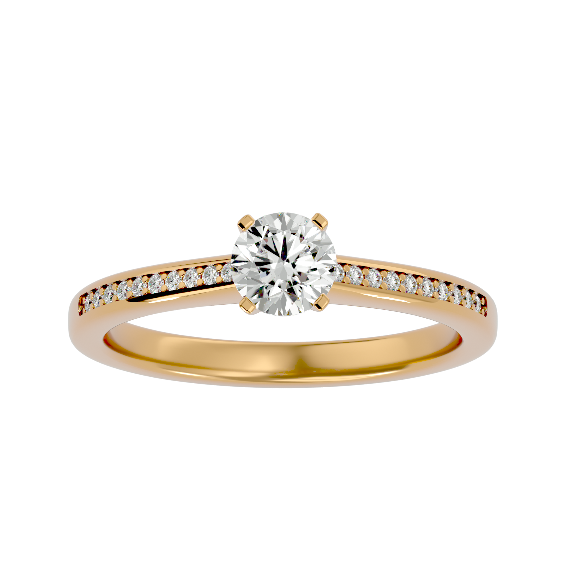 Brooklyn Diamond Solitaire Ring