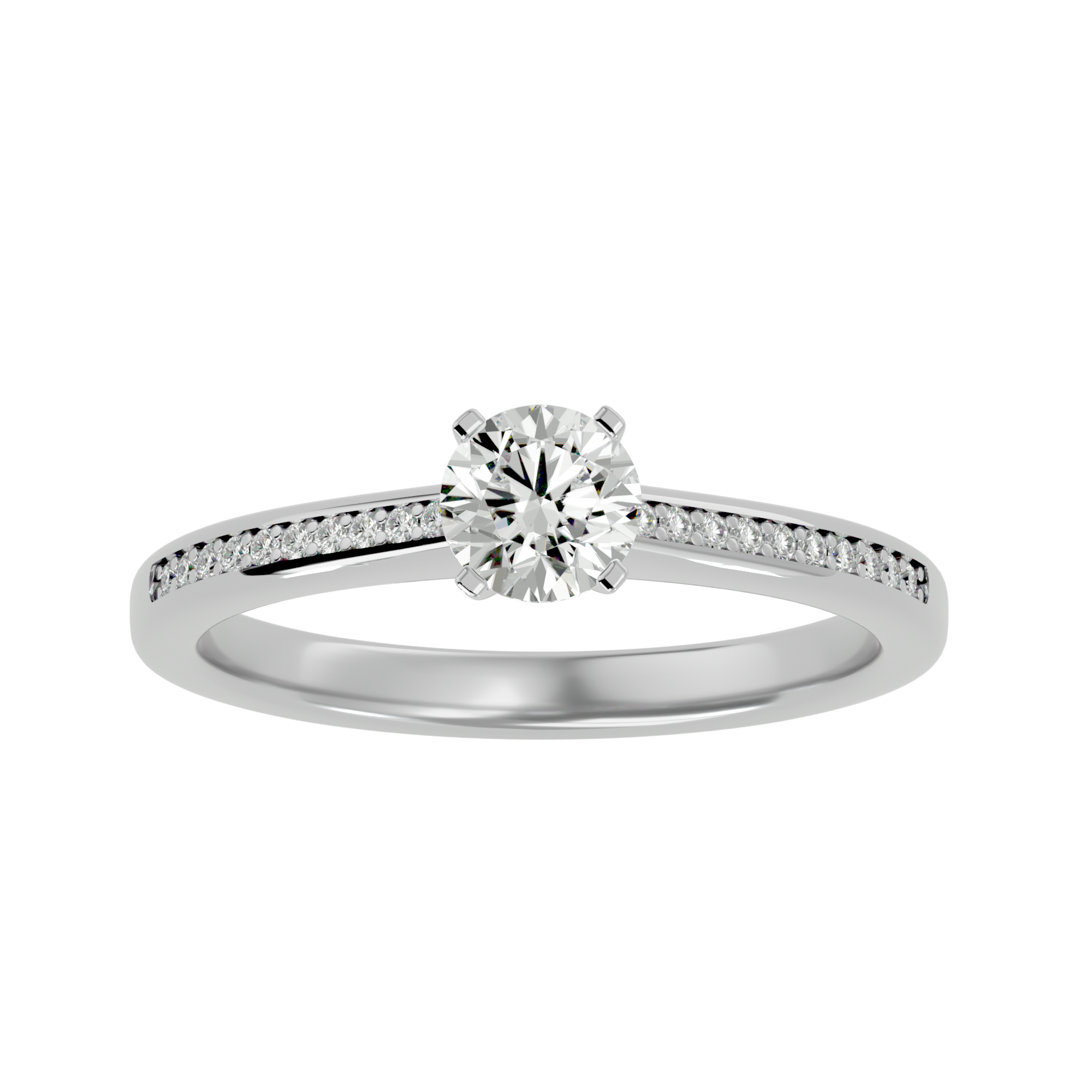 Brooklyn Diamond Solitaire Ring