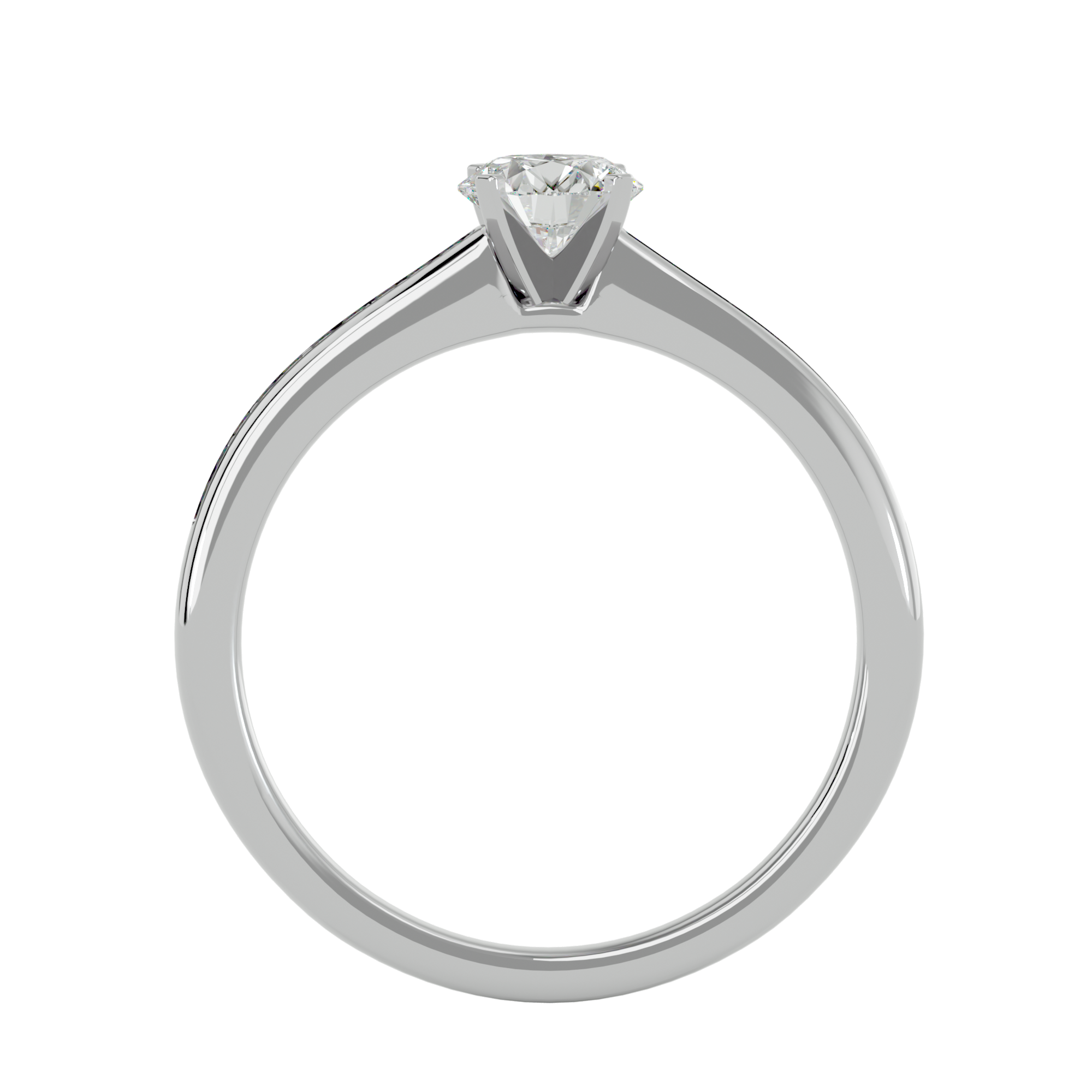 Brooklyn Diamond Solitaire Ring