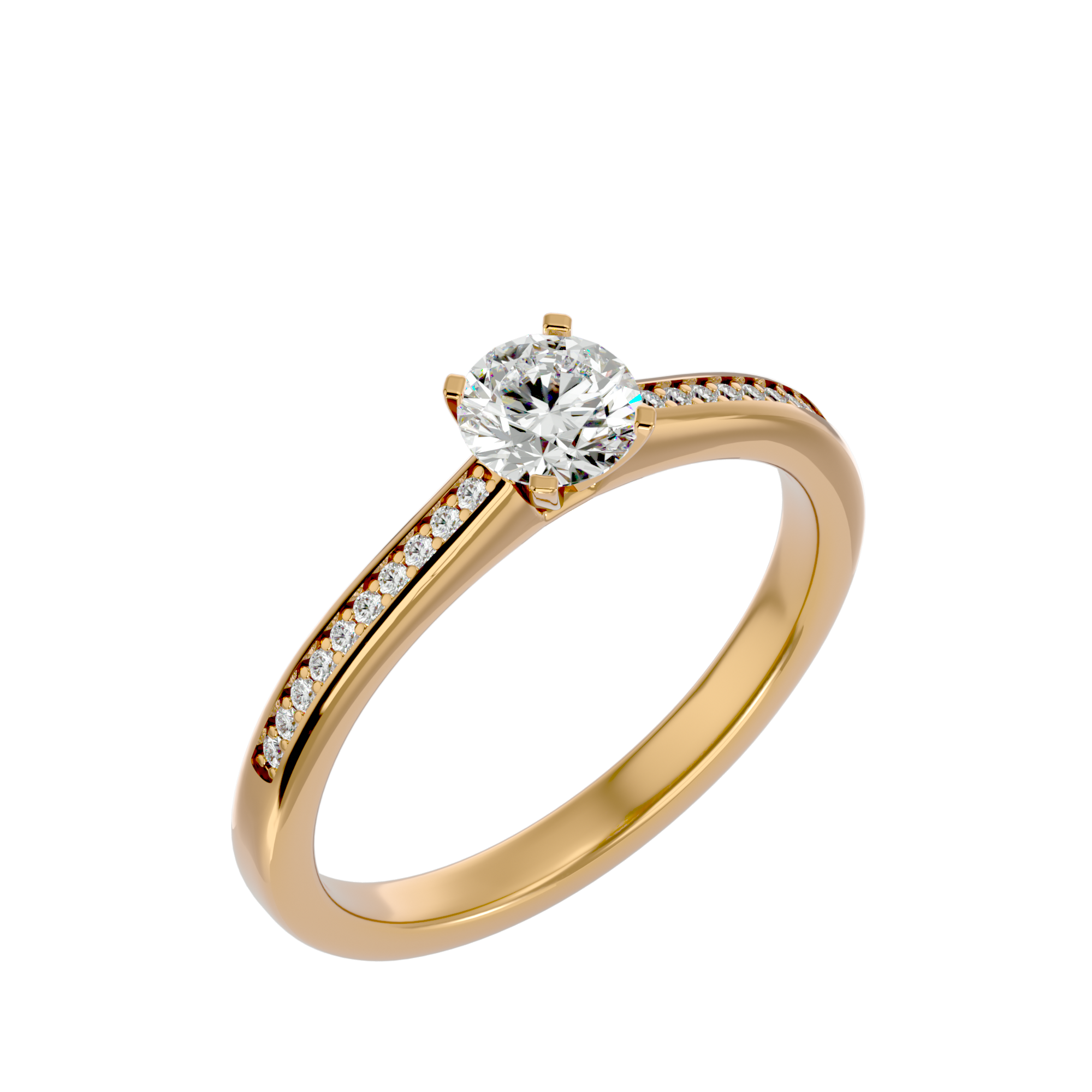 Brooklyn Diamond Solitaire Ring