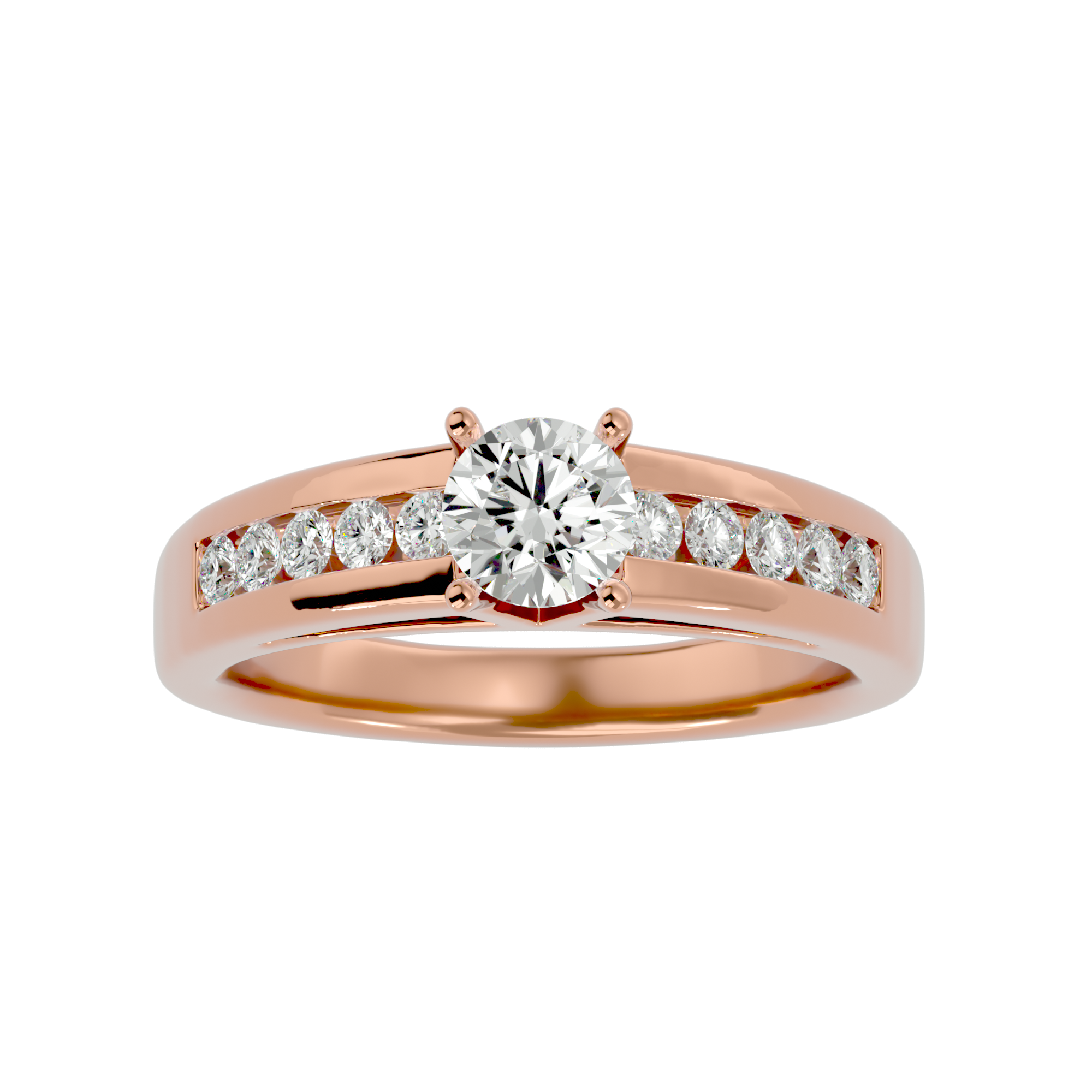 Cassandra Diamond Solitaire Ring