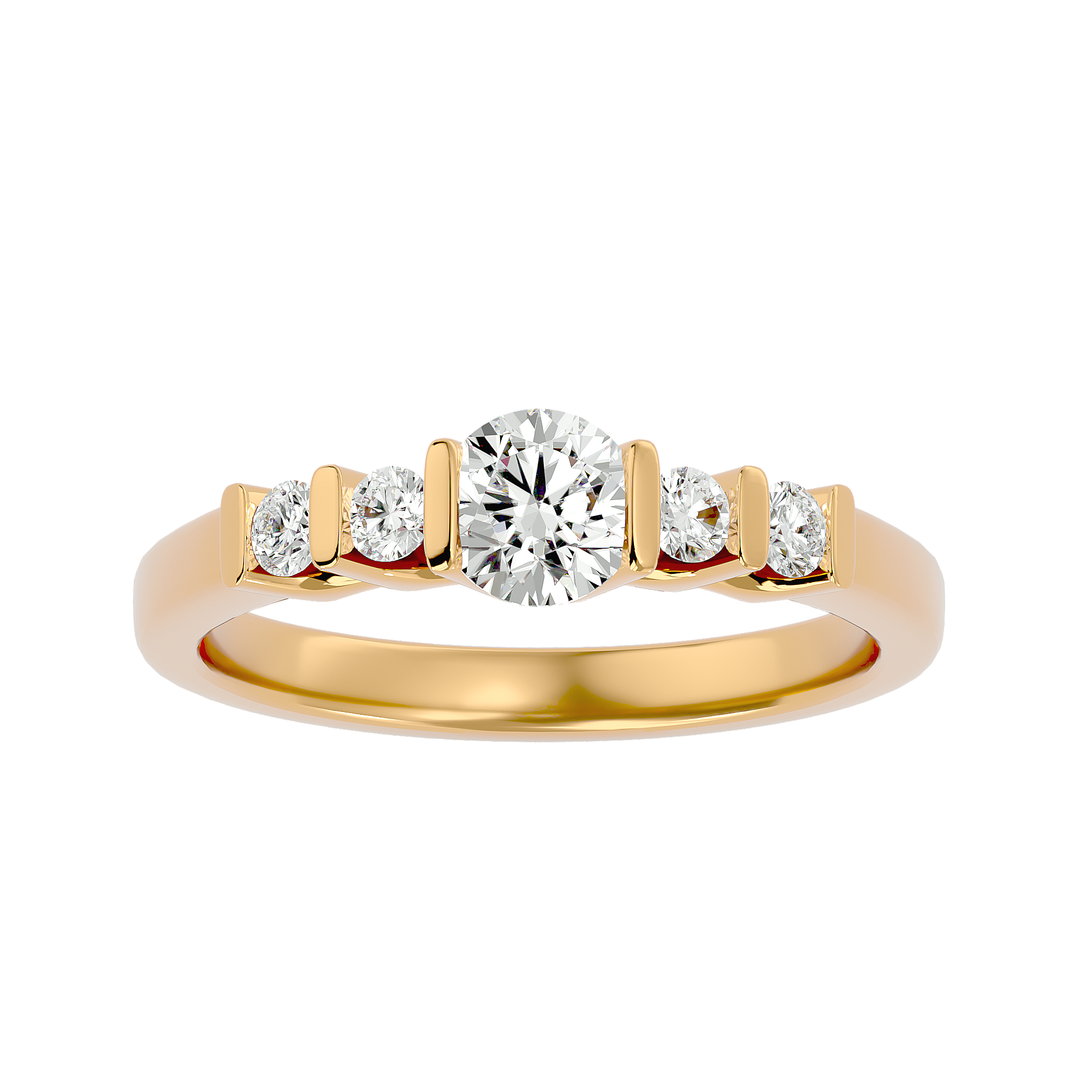 Charlotte Diamond Solitaire Ring