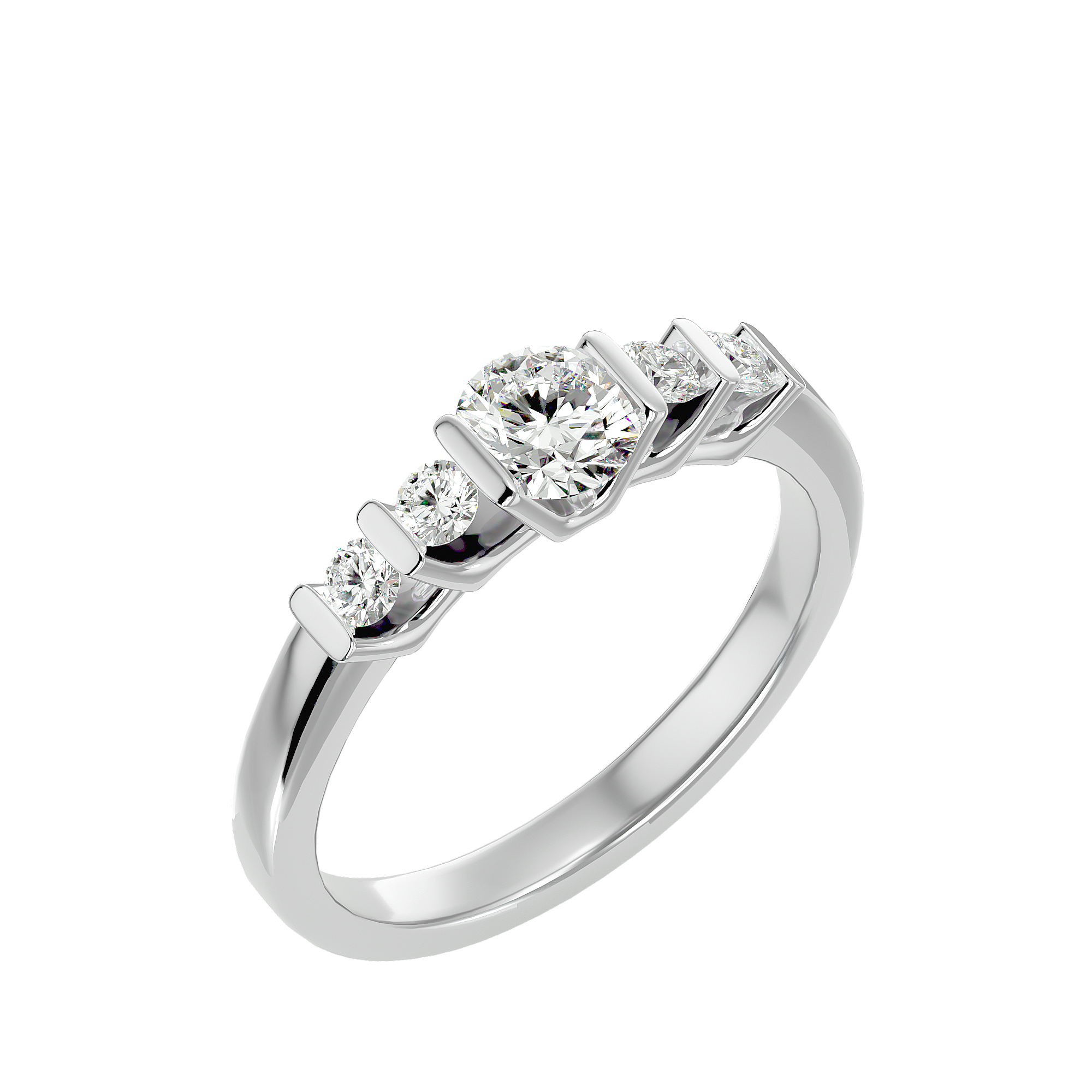 Charlotte Diamond Solitaire Ring