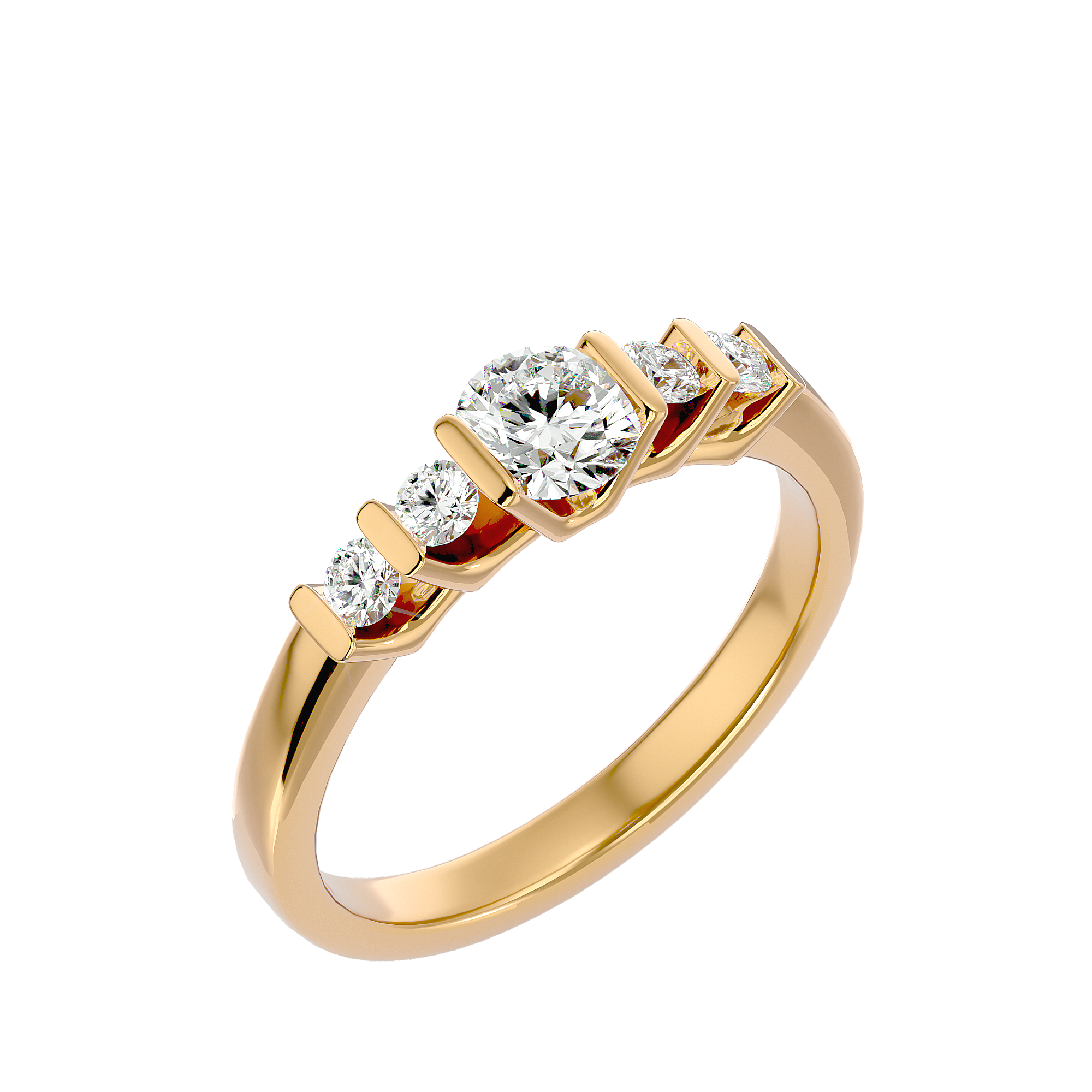 Charlotte Diamond Solitaire Ring