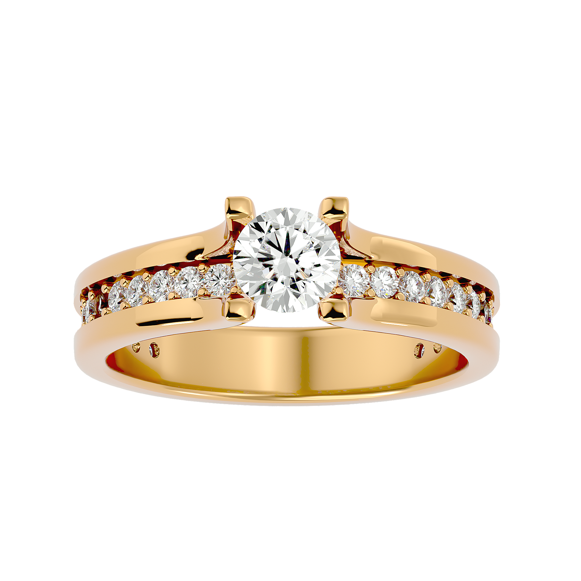 Celia Diamond Solitaire Ring