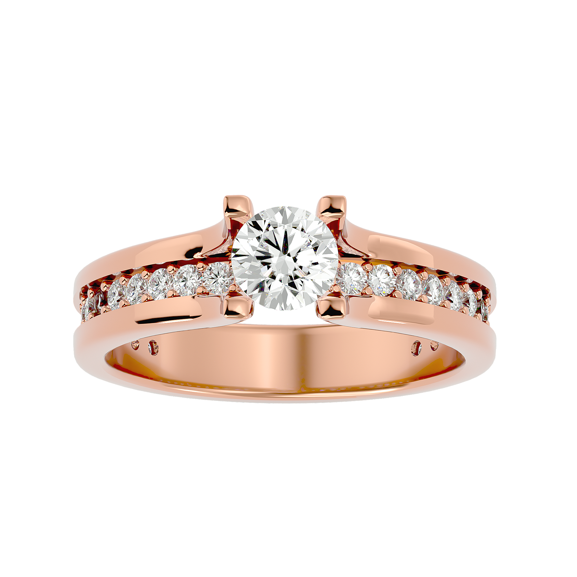 Celia Diamond Solitaire Ring