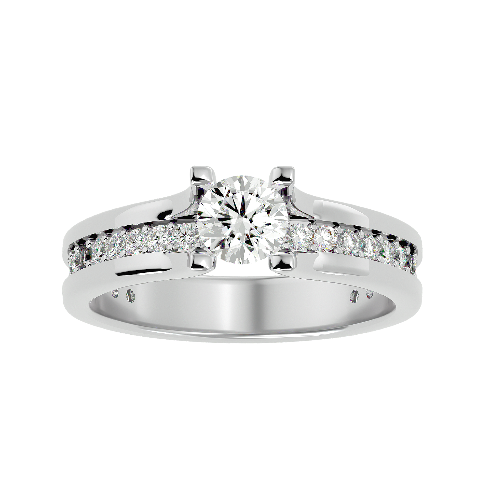 Celia Diamond Solitaire Ring