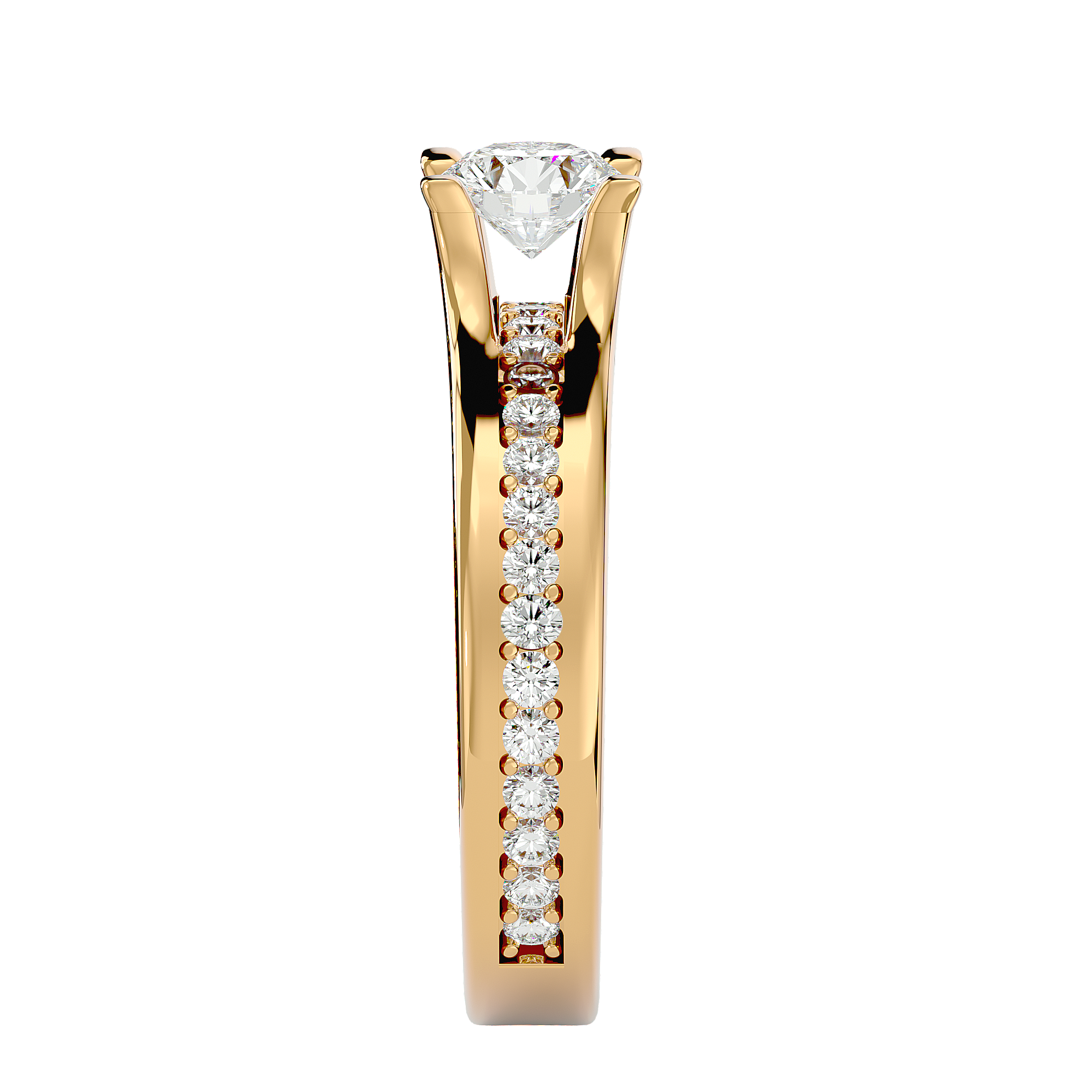 Celia Diamond Solitaire Ring