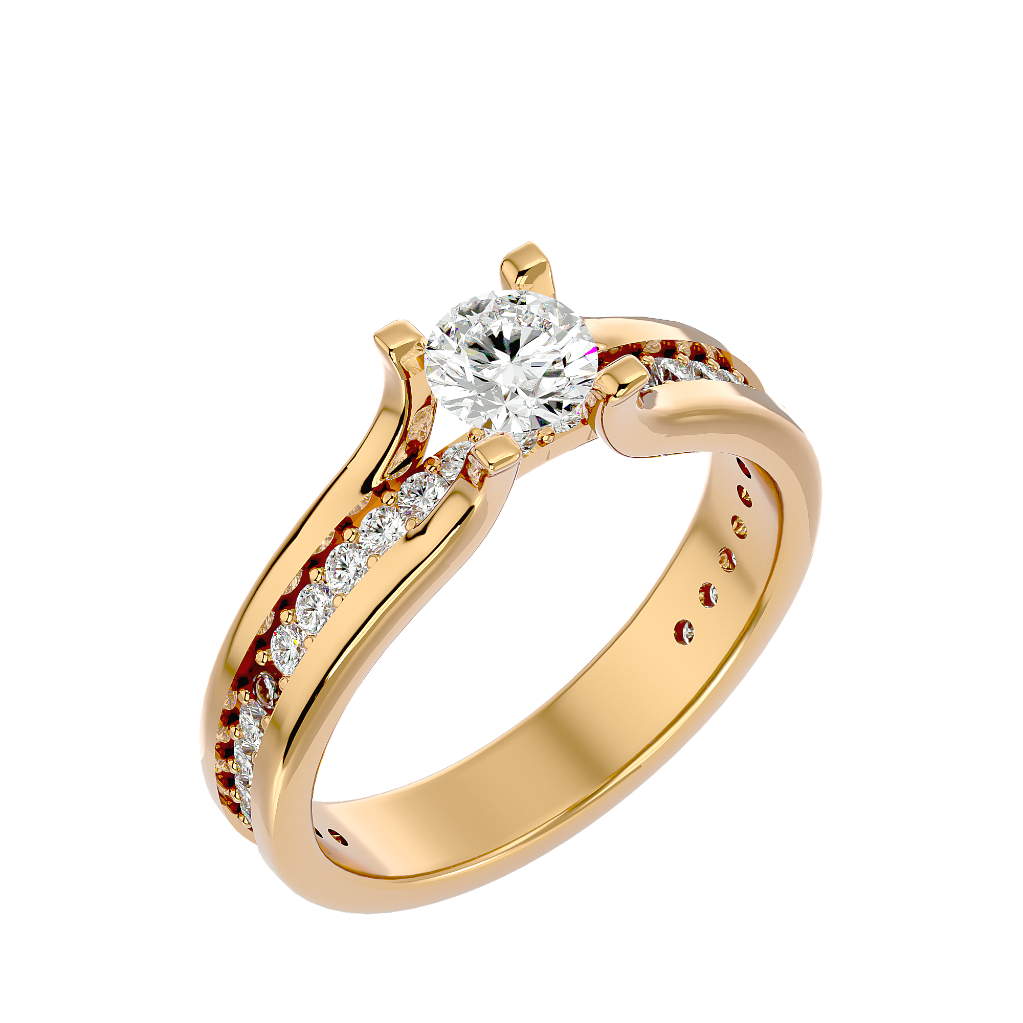 Celia Diamond Solitaire Ring