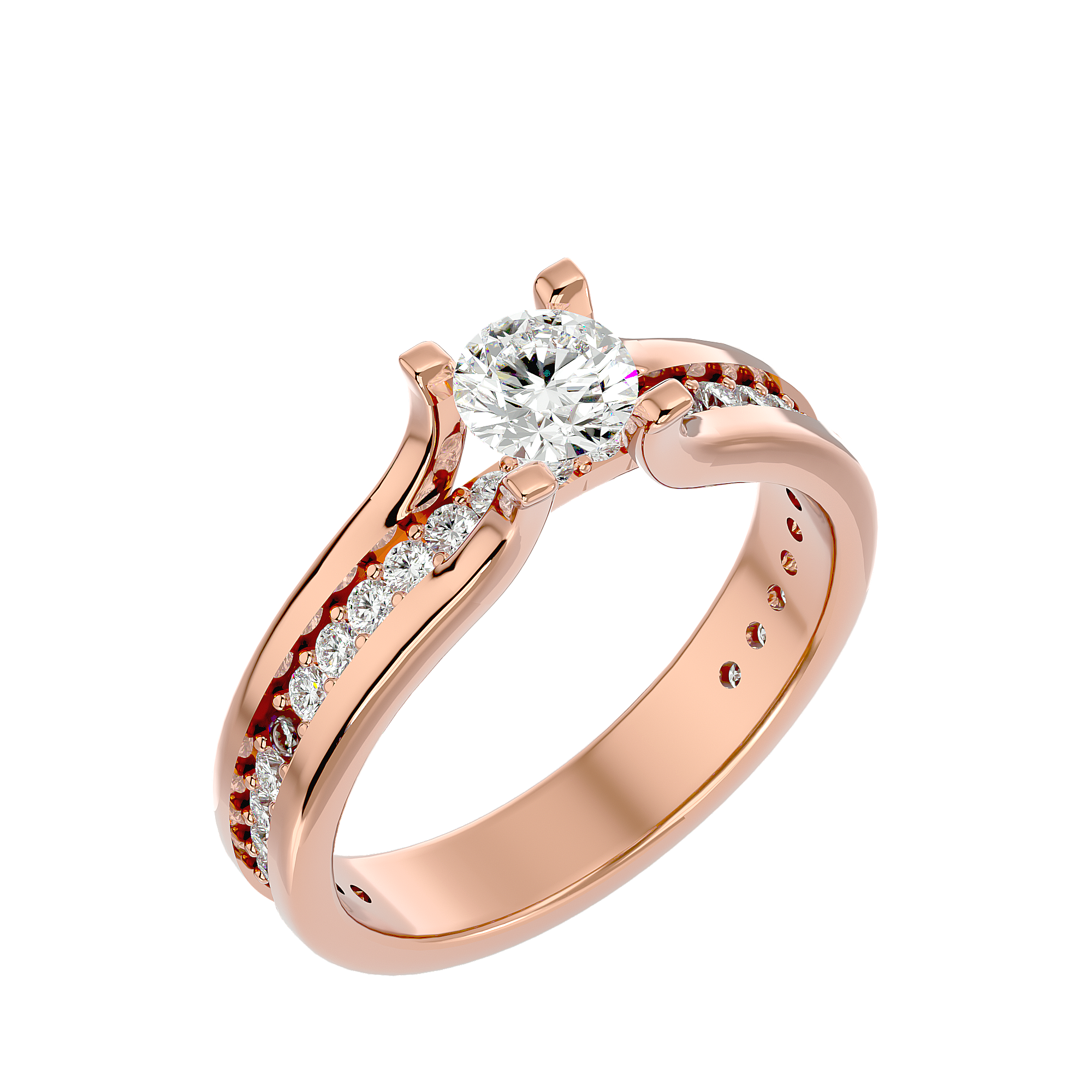 Celia Diamond Solitaire Ring